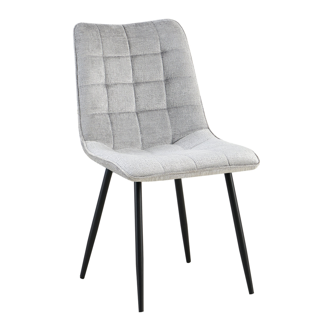 Lucille dining chair in mango wood – front three-quarter view