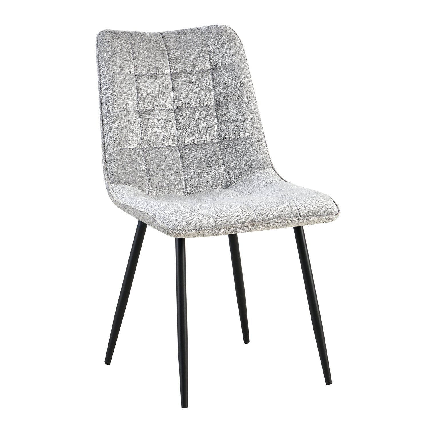 Lucille dining chair in mango wood – front three-quarter view