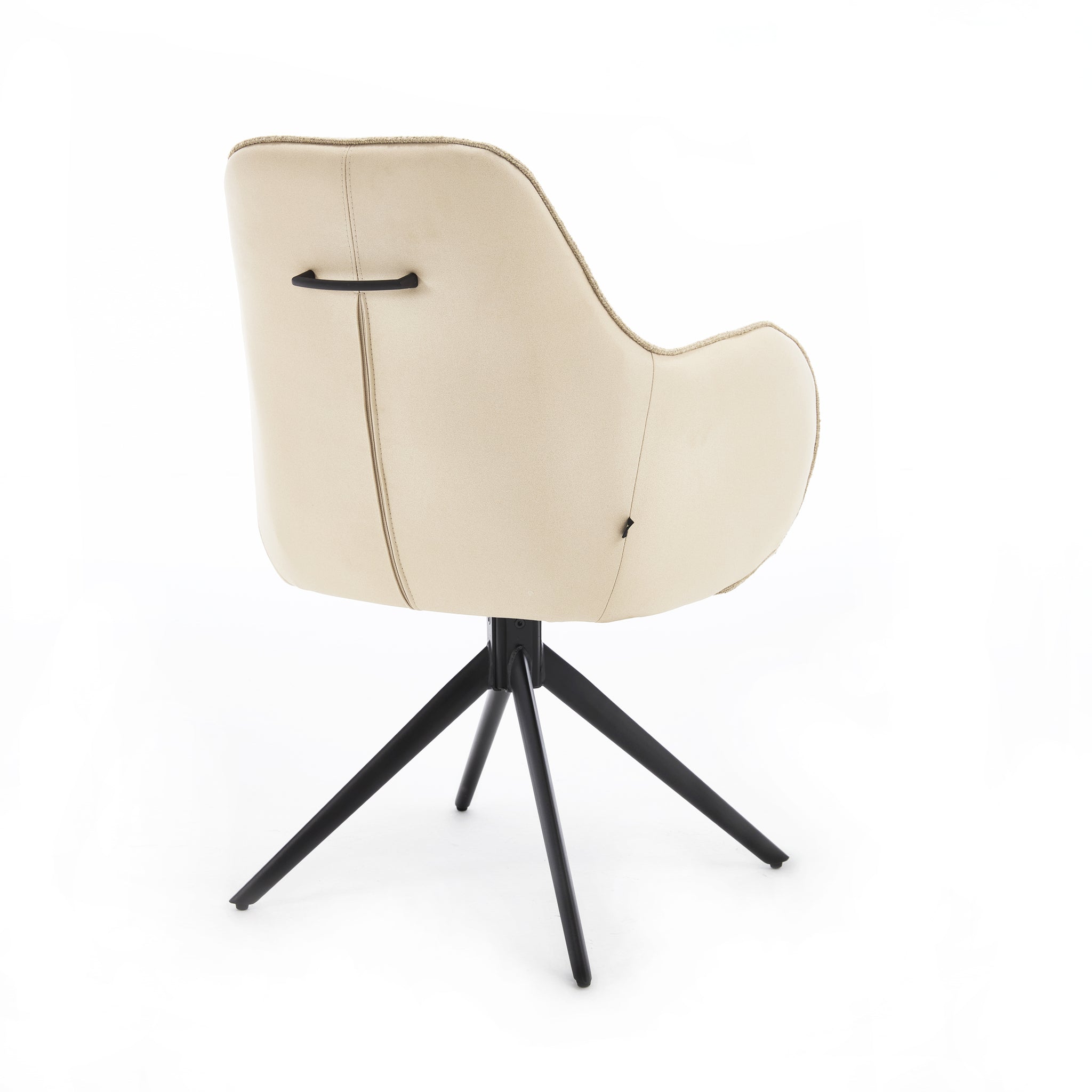 Kyler dining chair in mango wood – front view