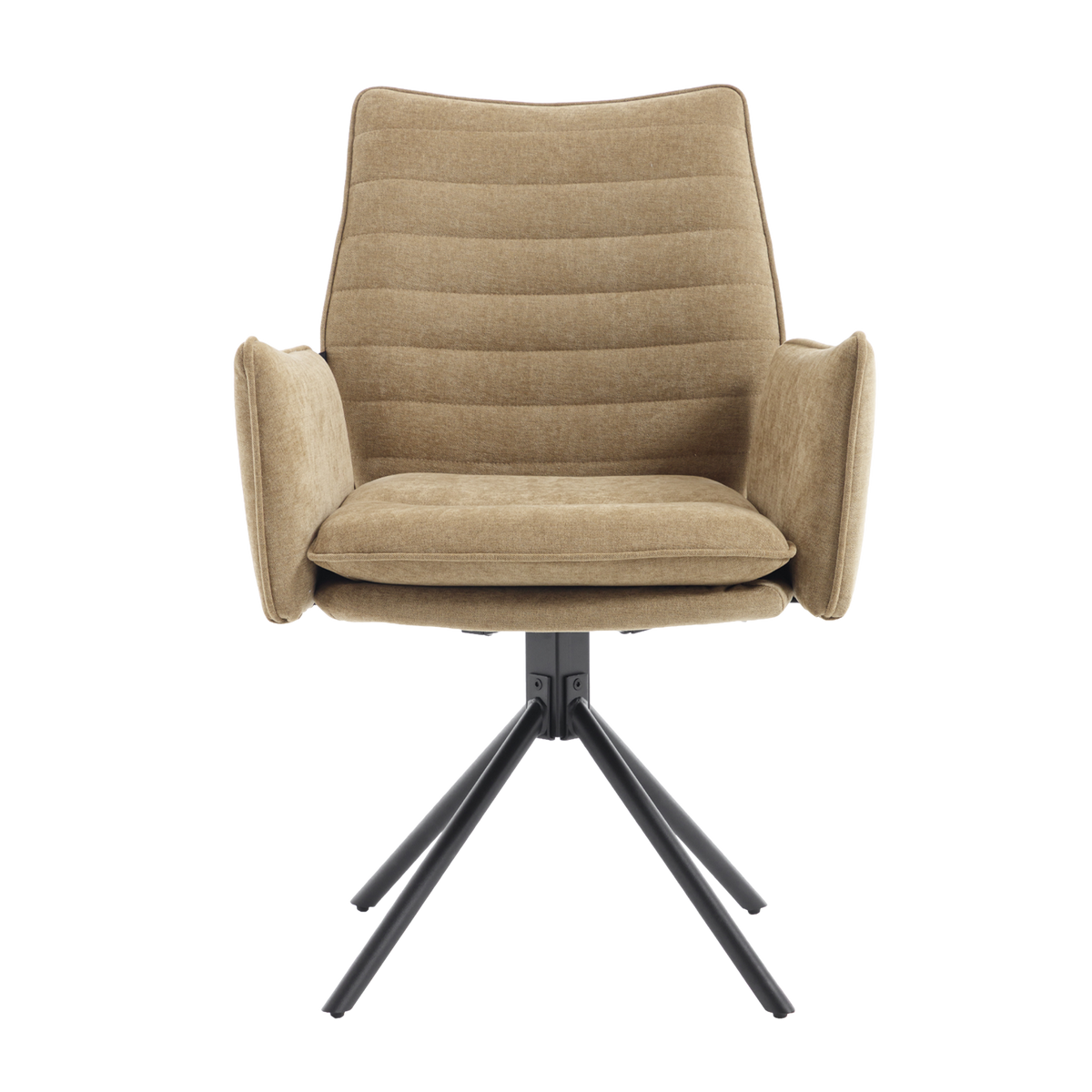 Tim Dining Chair with Armrests – Khaki Green, Maloy 69 by Benoa