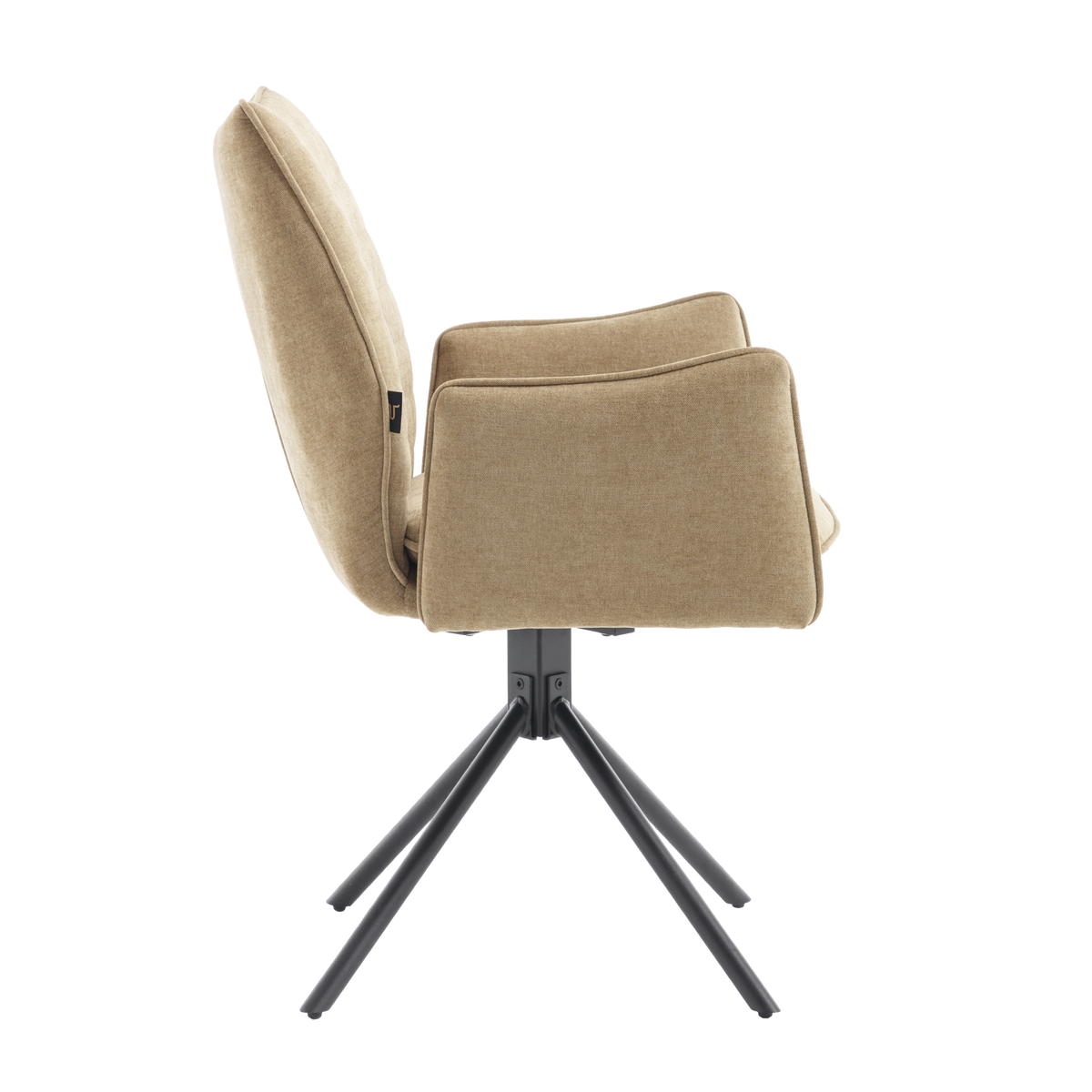 Tim Dining Chair with Armrests – Khaki Green, Maloy 69 by Benoa