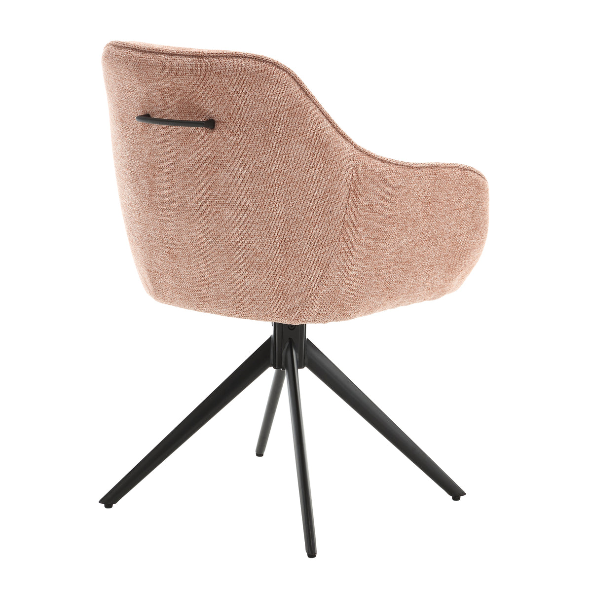 Thomas Swivel Dining Chair – Brique by Livingfurn (Set of 2)