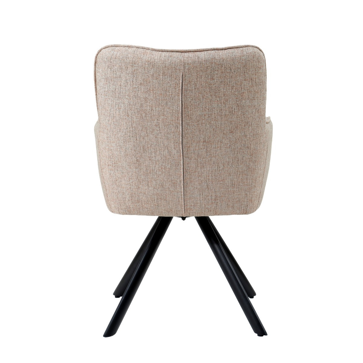 Tori Swivel Dining Chair – Salmon by Livingfurn (Set of 2)