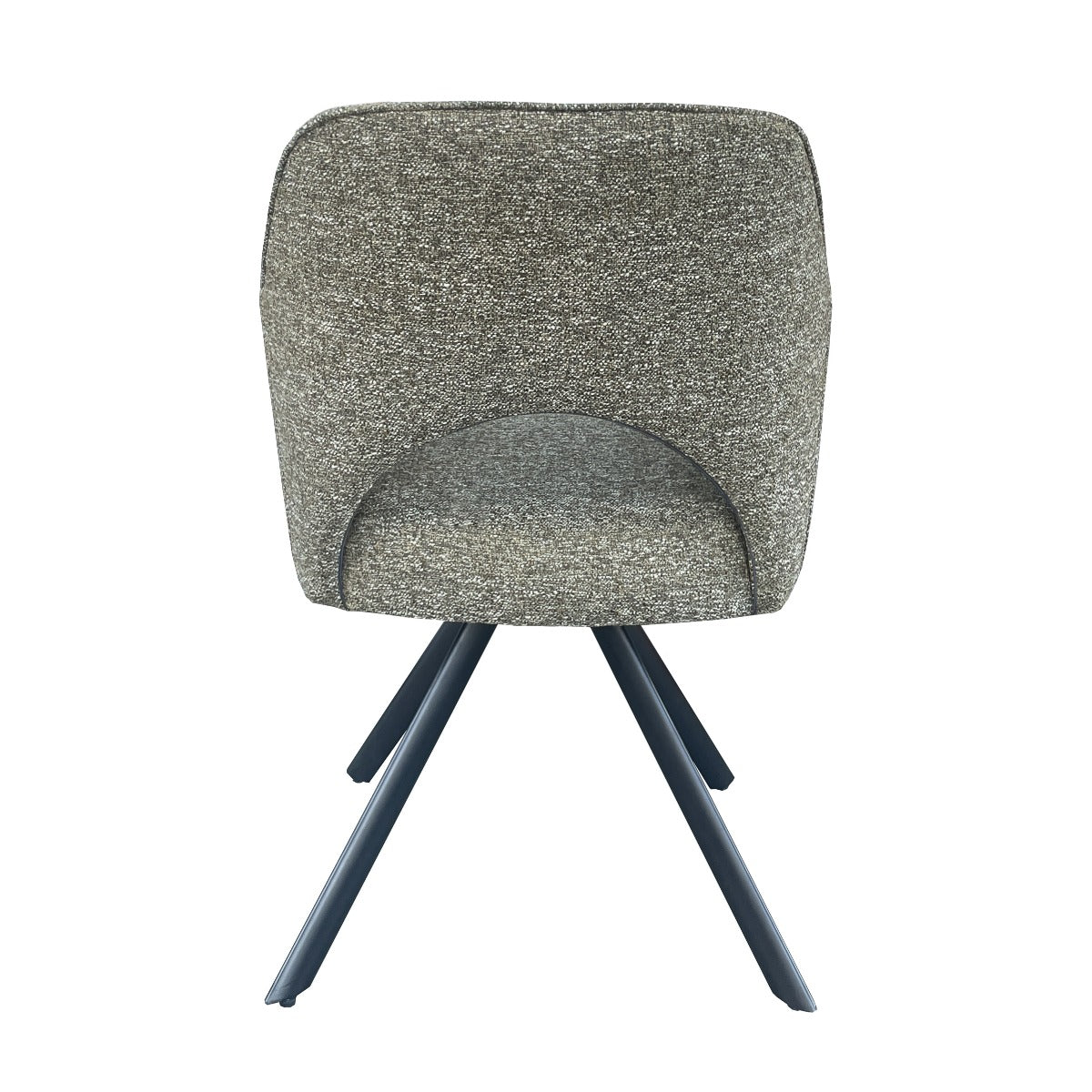 Helen Swivel Dining Chair with Armrests – Turtle by Livingfurn (Set of 2)