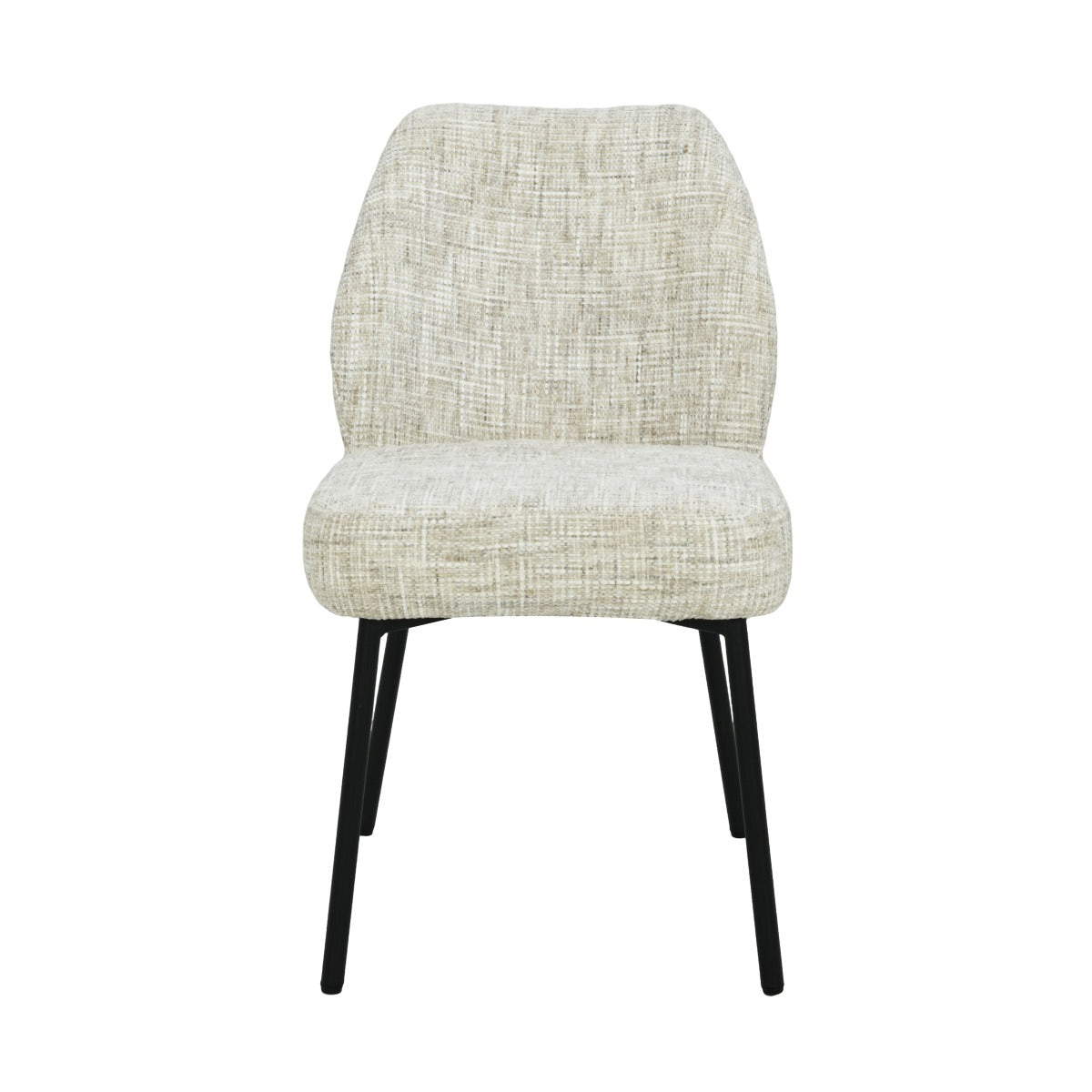 Tess Dining Chair – Cream by Livingfurn (Set of 2)