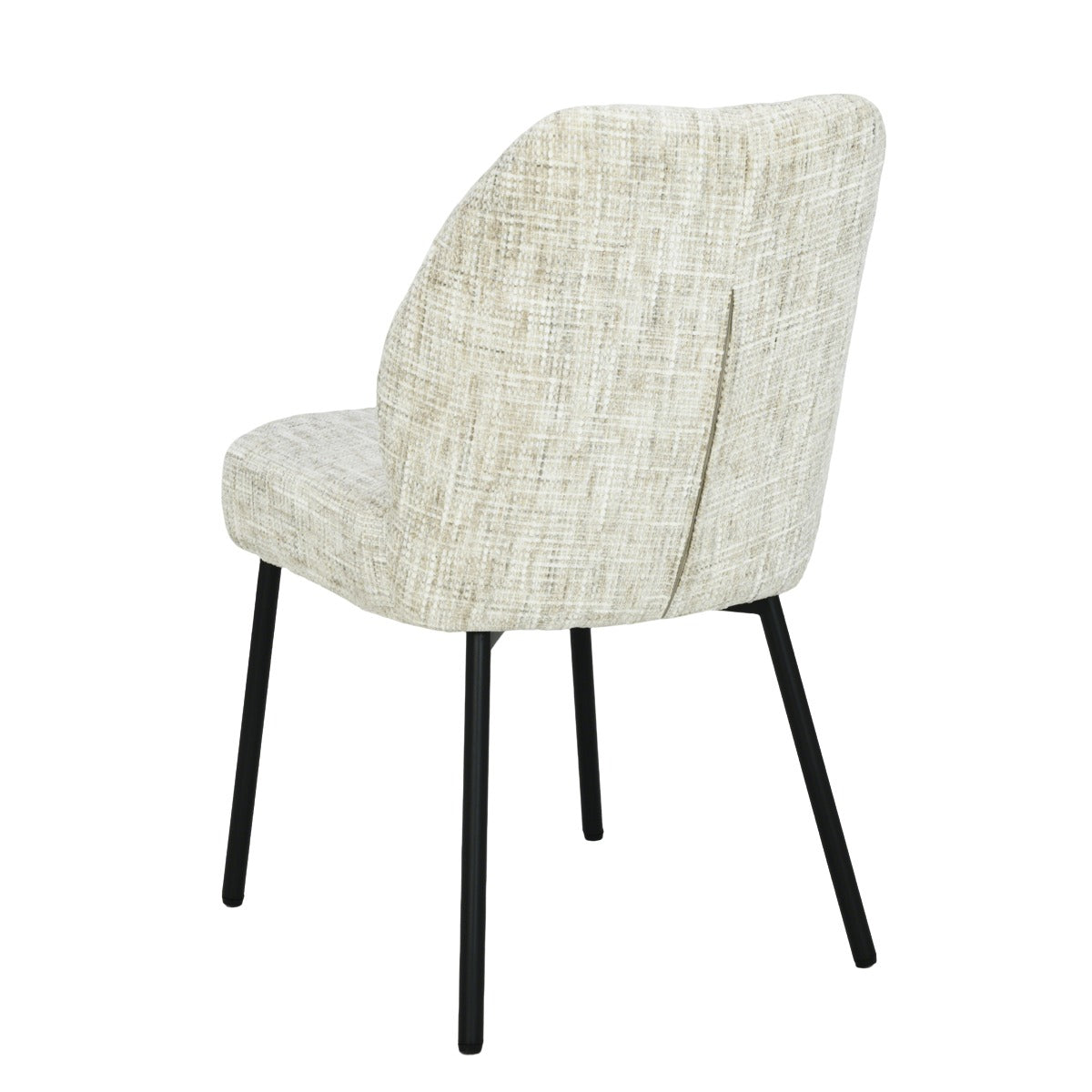 Tess Dining Chair – Cream by Livingfurn (Set of 2)