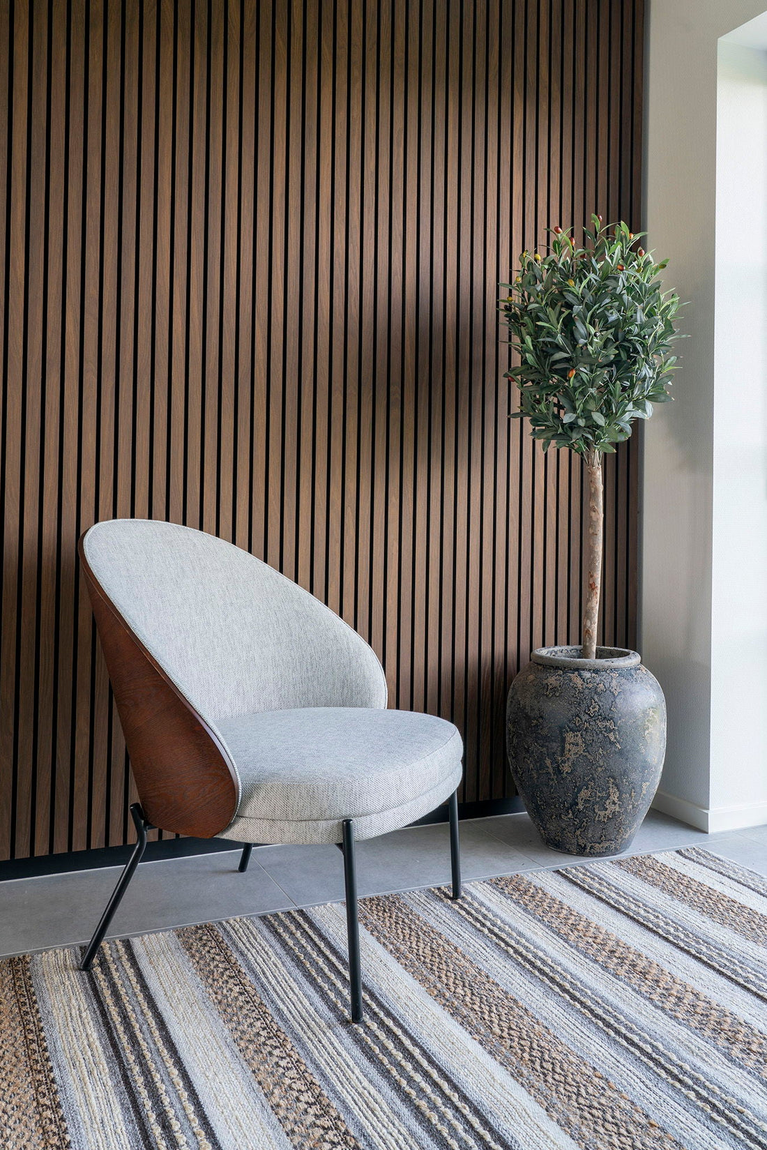 Morena vloerkleed – naturel/grijs van House Nordic