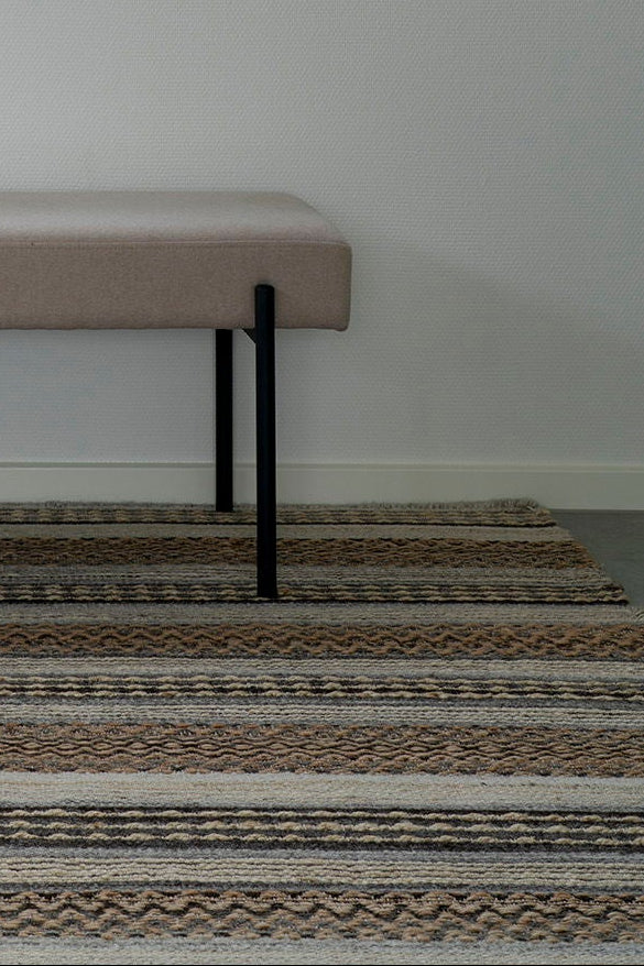 Morena vloerkleed – naturel/grijs van House Nordic