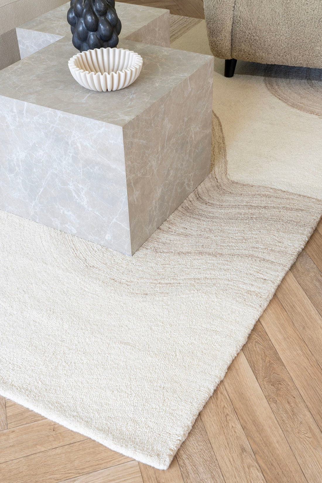 Surat Rug – Light Brown / Ivory By House Nordic