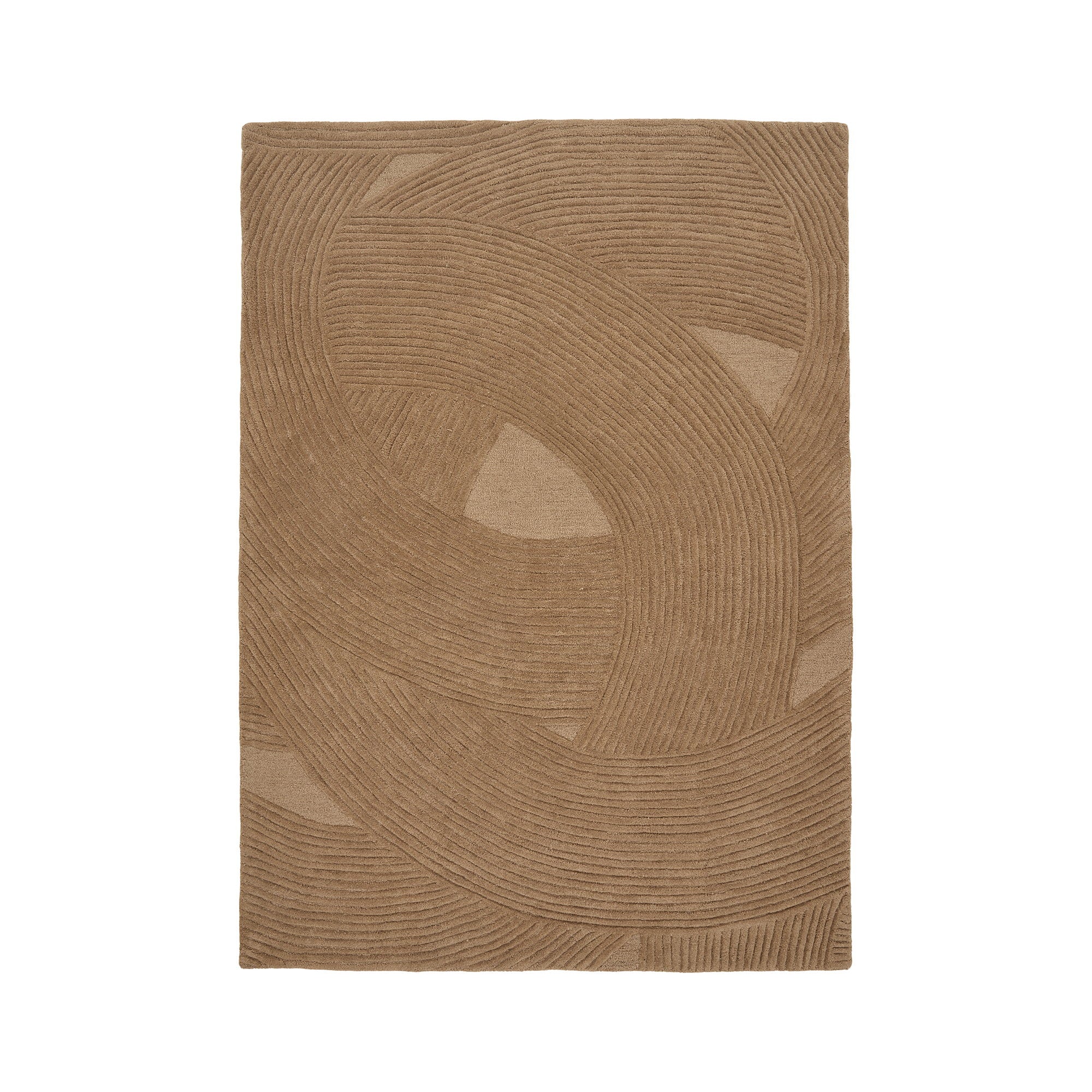 Pune rug in brown, 230 cm – styled in a living interior