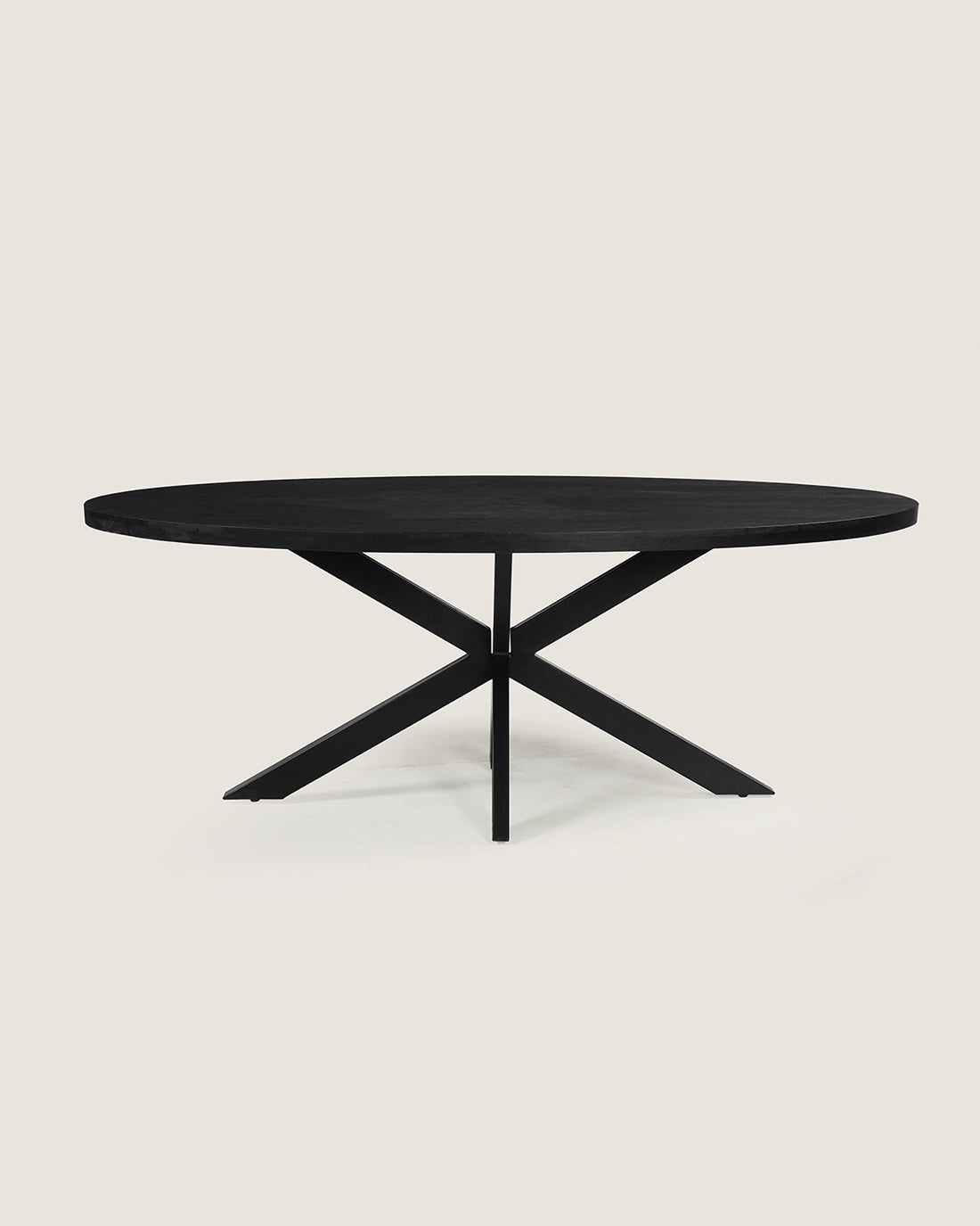 Eettafel Eva Black - Oval
