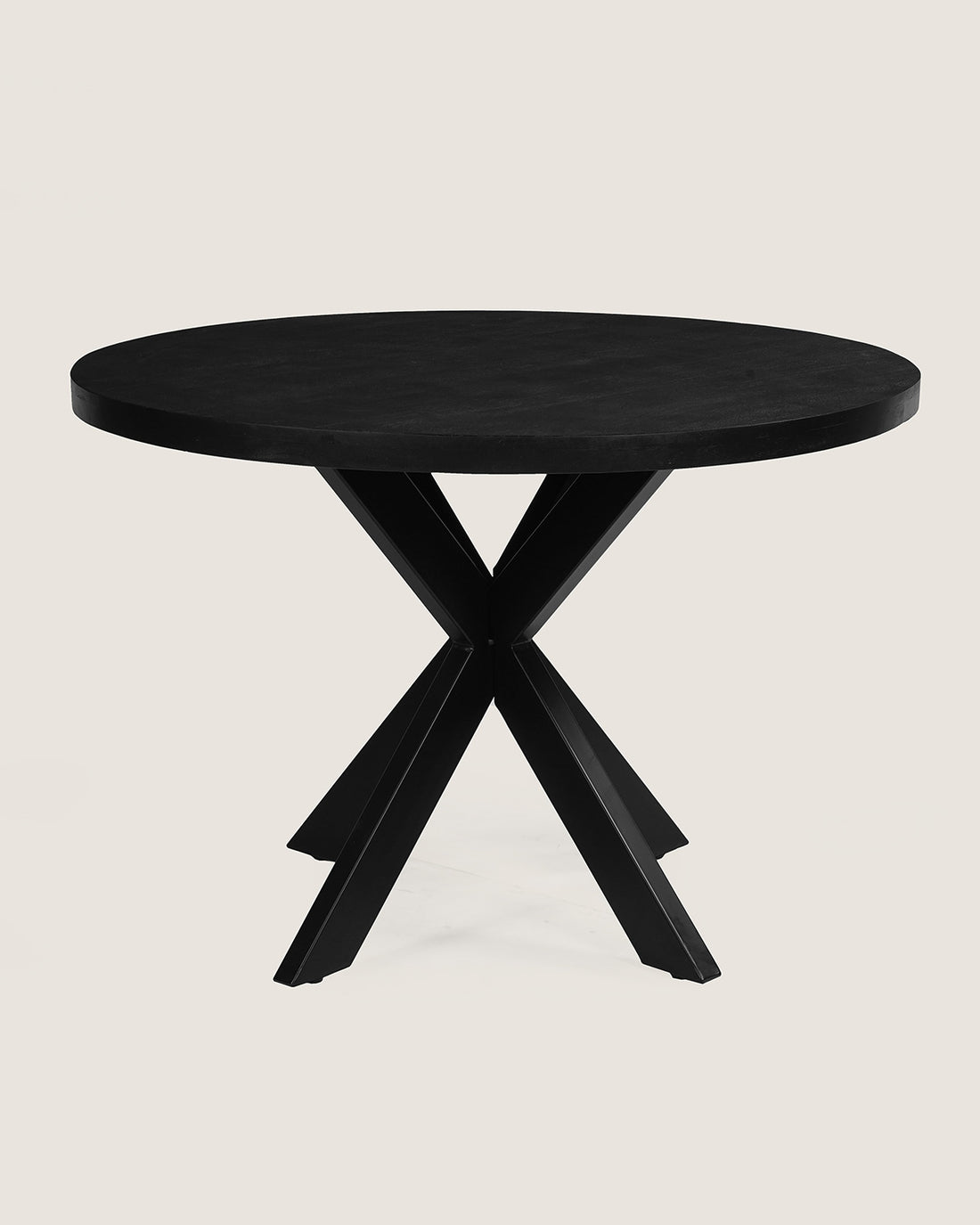 Eettafel Luca  Black - Round | 100 cm