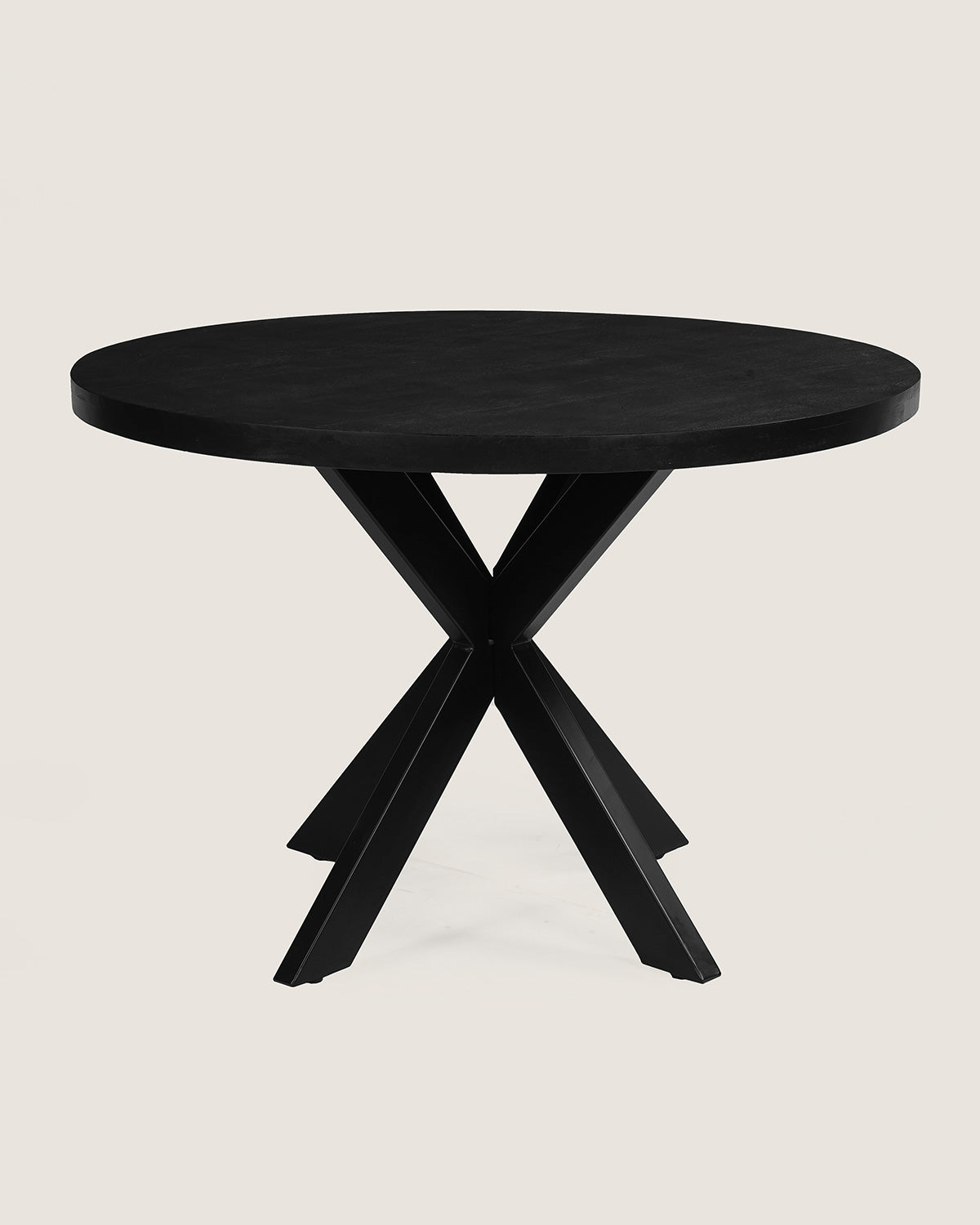 Eettafel Luca  Black - Round | 100 cm