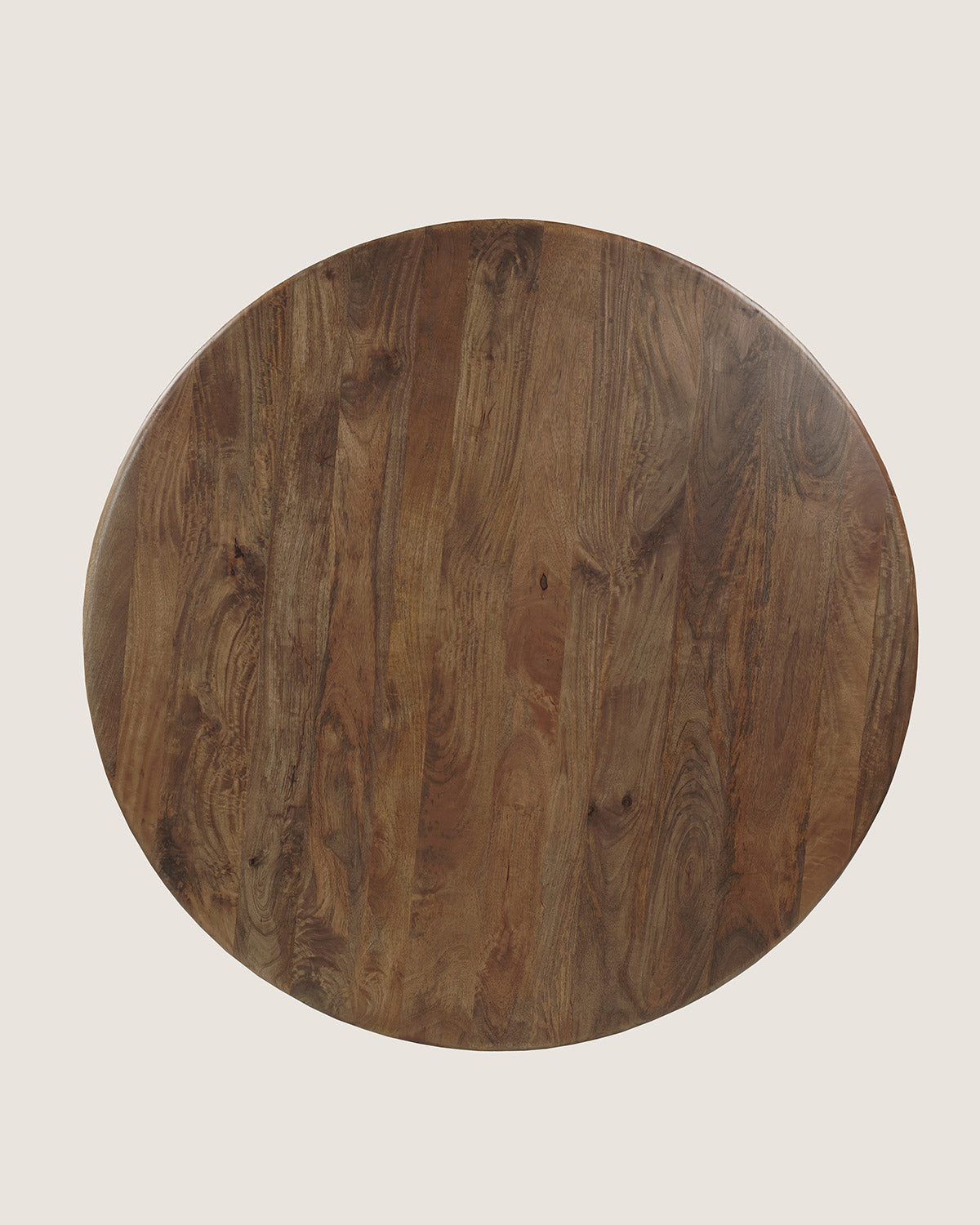 Cora Dining Table Brown with Matrix Legs – Round | 100 cm