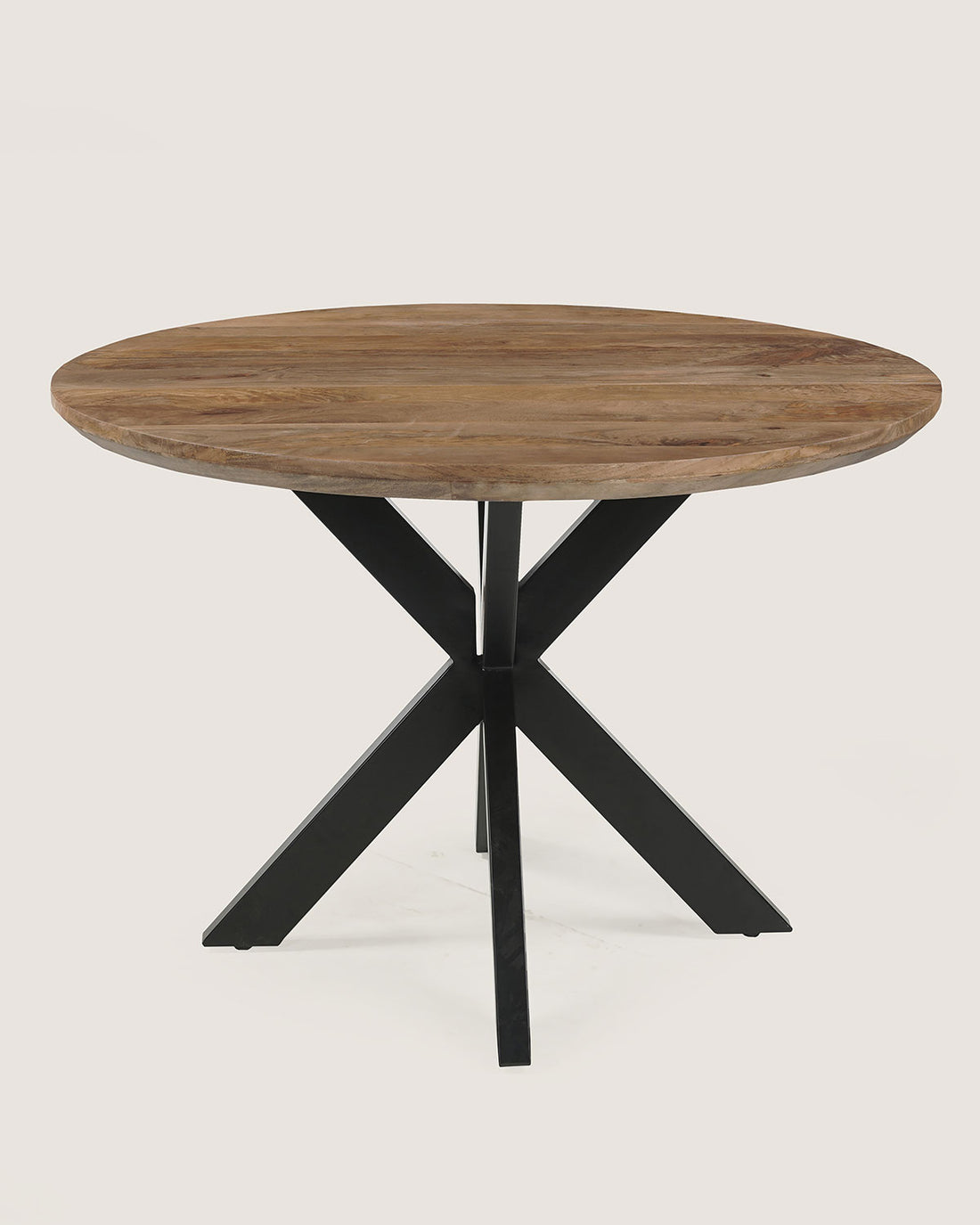 Eettafel Tessa Brown met Matrix-poot - Rond