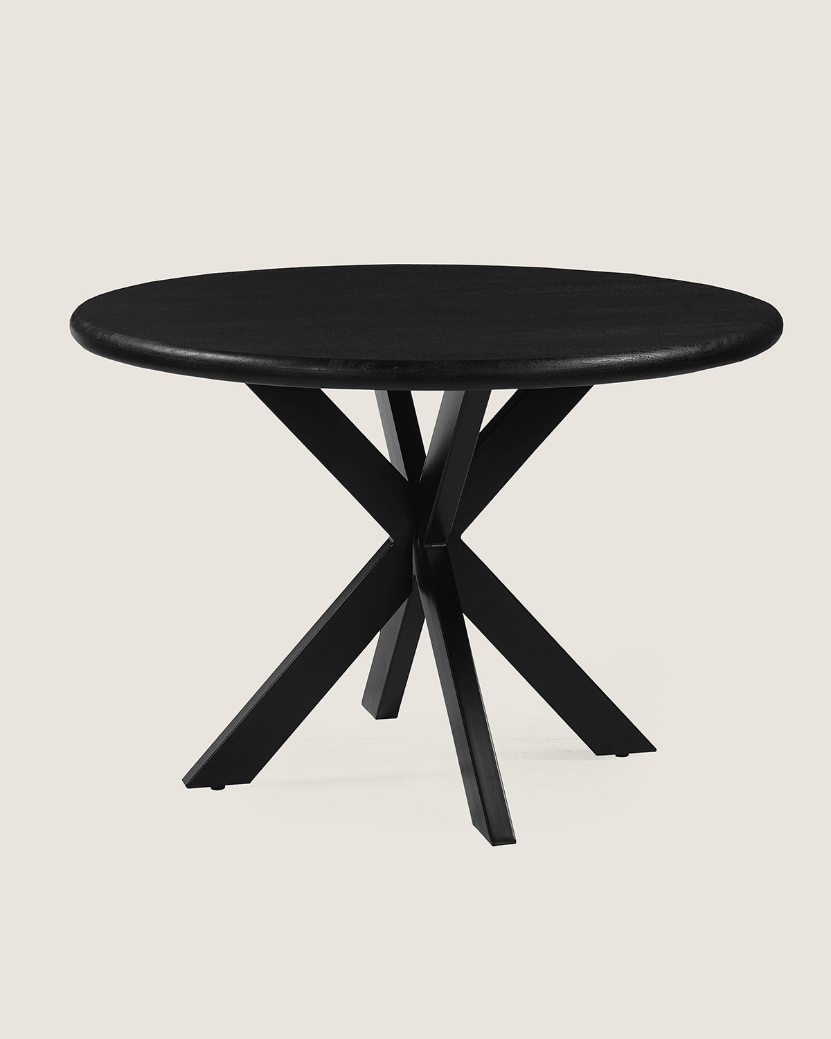 Eettafel Cora Black with Matrix Legs - Round | 100 cm