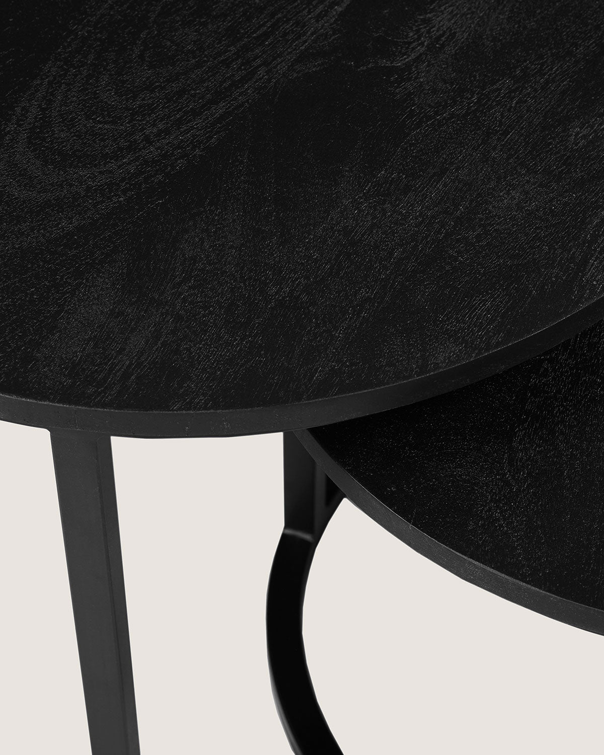 Salontafel Silas Zwart - Rond