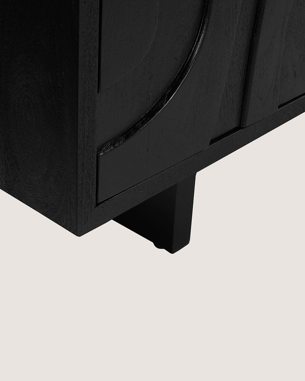 Tv-meubel Maya zwart – 4 Deuren | 200 cm
