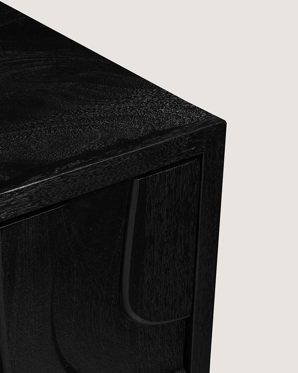 Tv-meubel Maya zwart – 4 Deuren | 200 cm