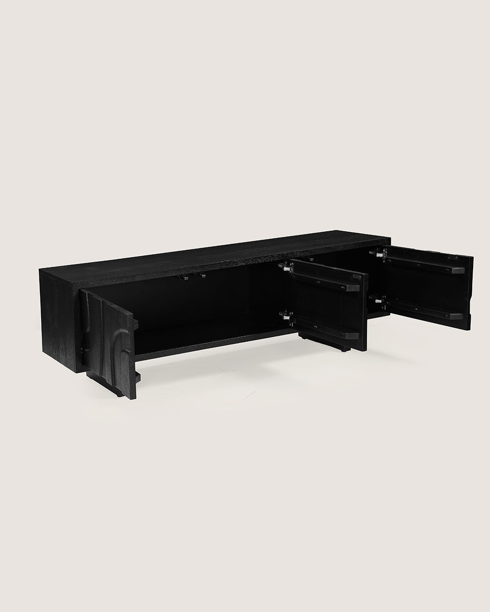 Tv-meubel Maya zwart – 3 Deuren | 160 cm