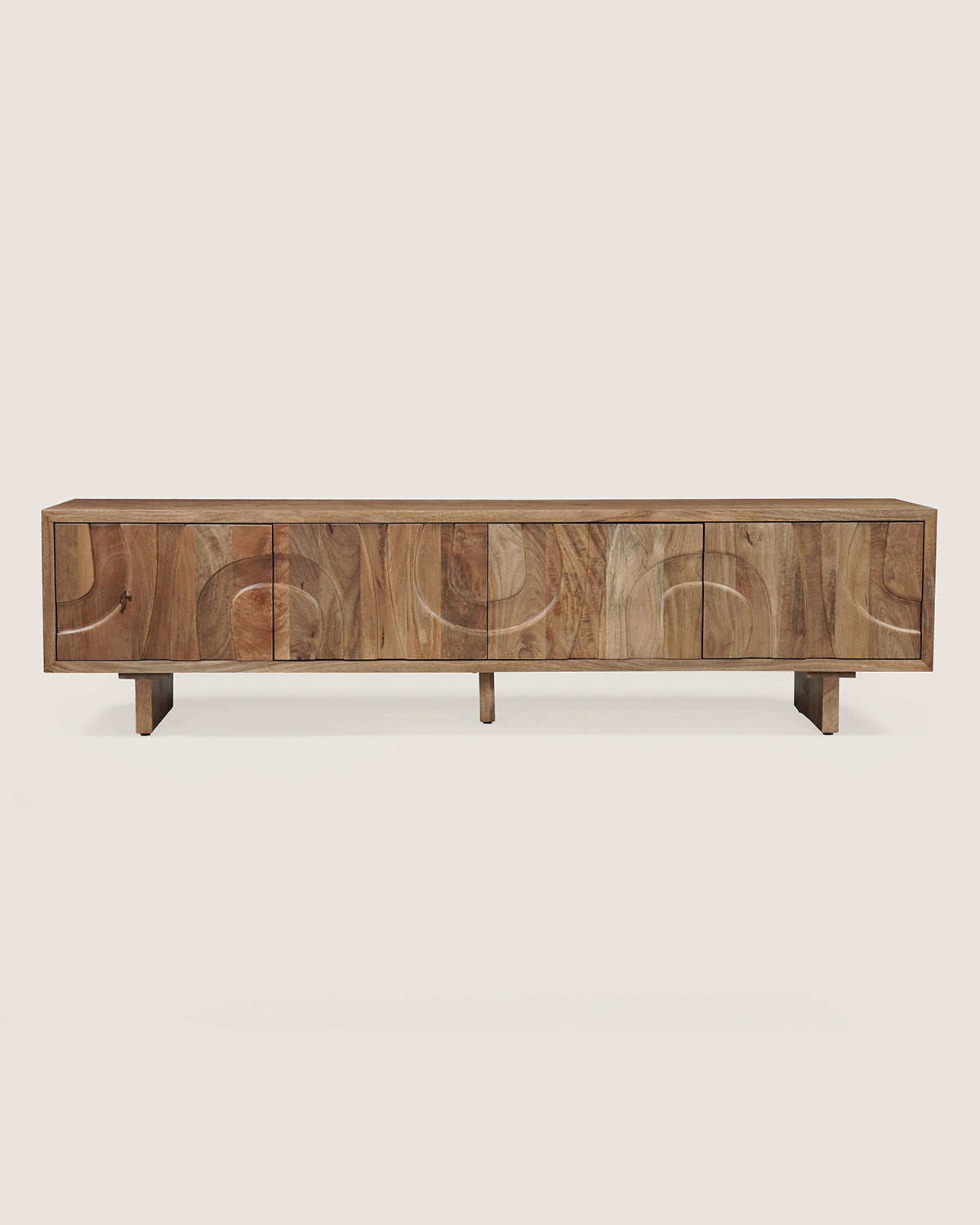 TV meubel Maya Brown - 4 Deurs | 200 cm