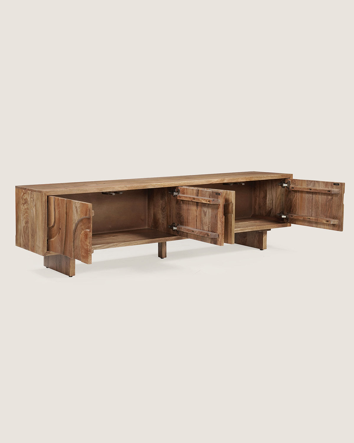 TV meubel Maya Brown - 4 Deurs | 200 cm