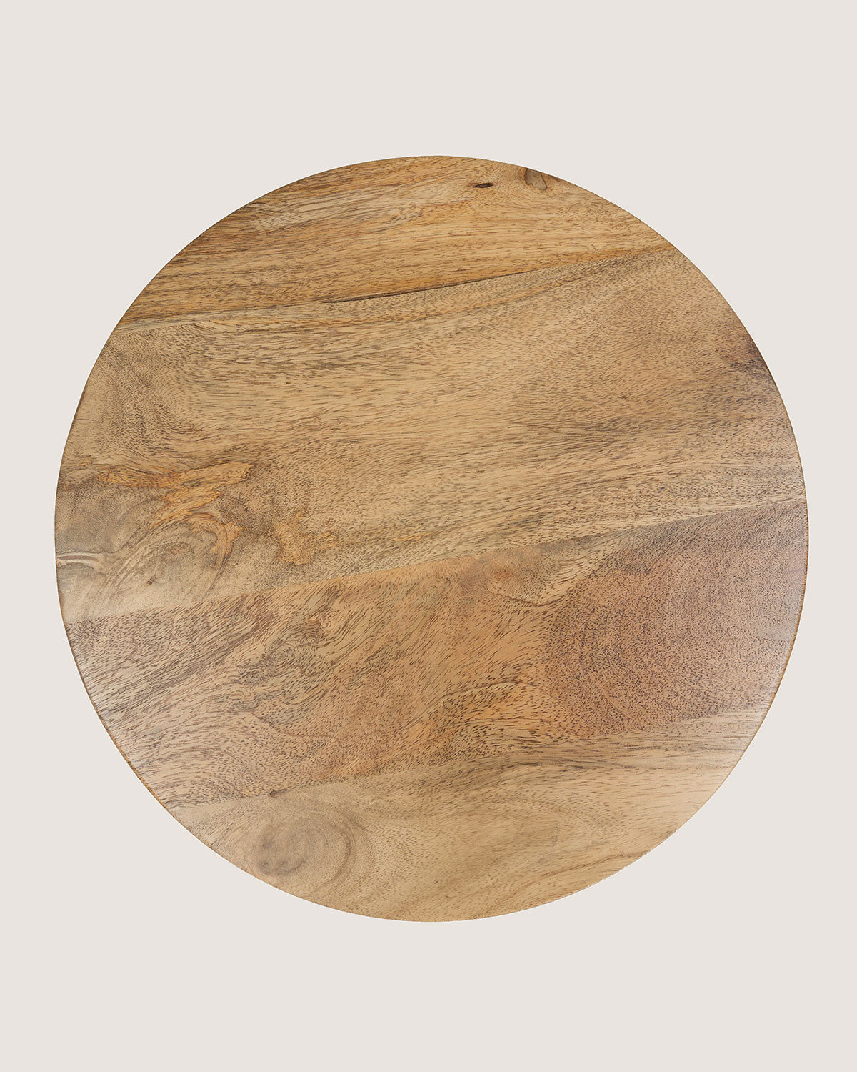 Mangohouten bijzettafel Nicole naturel – rond | 38 cm
