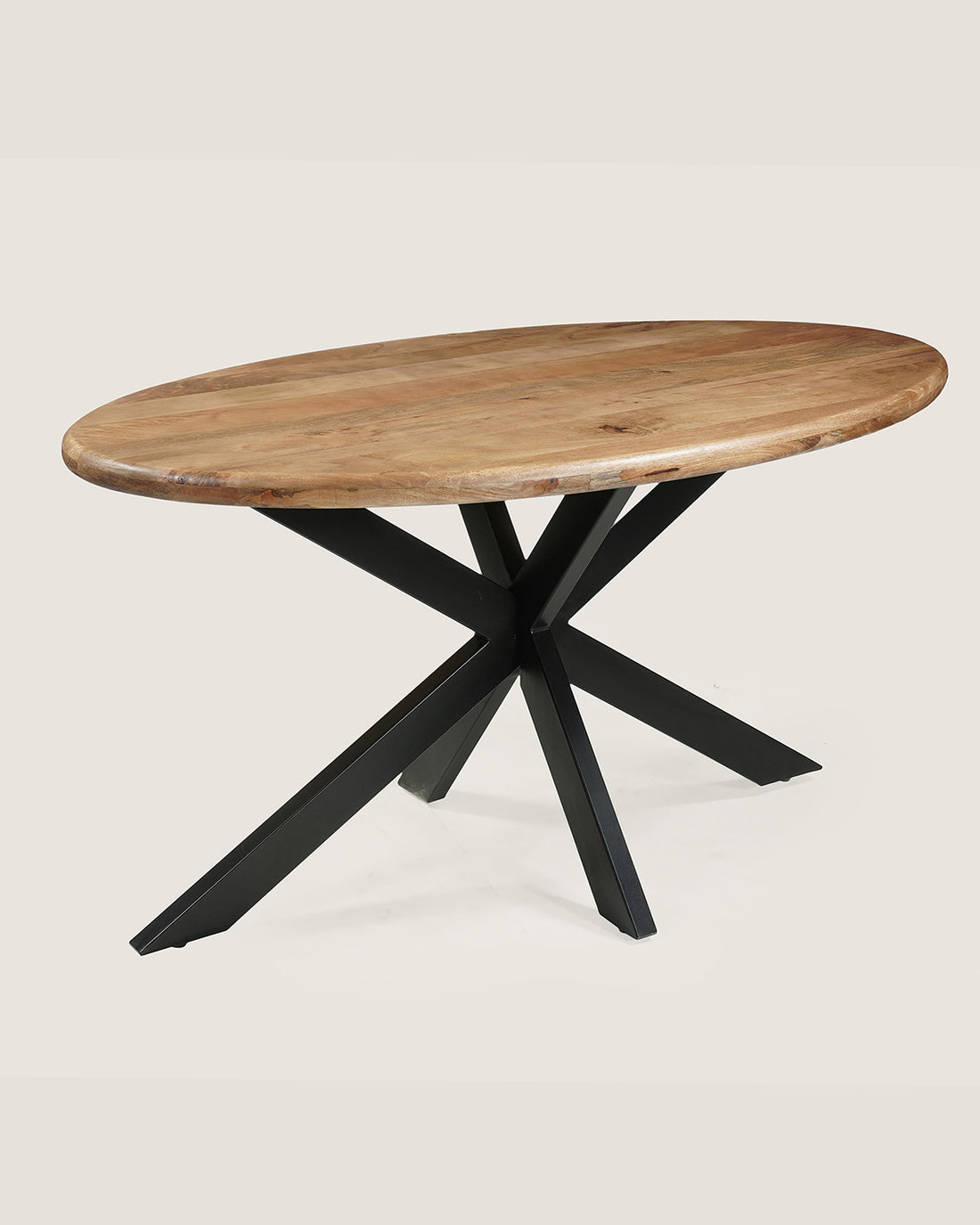 Eettafel Noah Brown with Matrix Legs - Oval | 160 cm