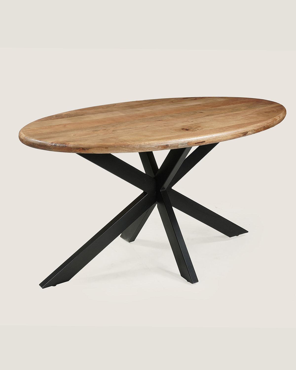 Eettafel Noah Brown with Matrix Legs - Oval | 160 cm