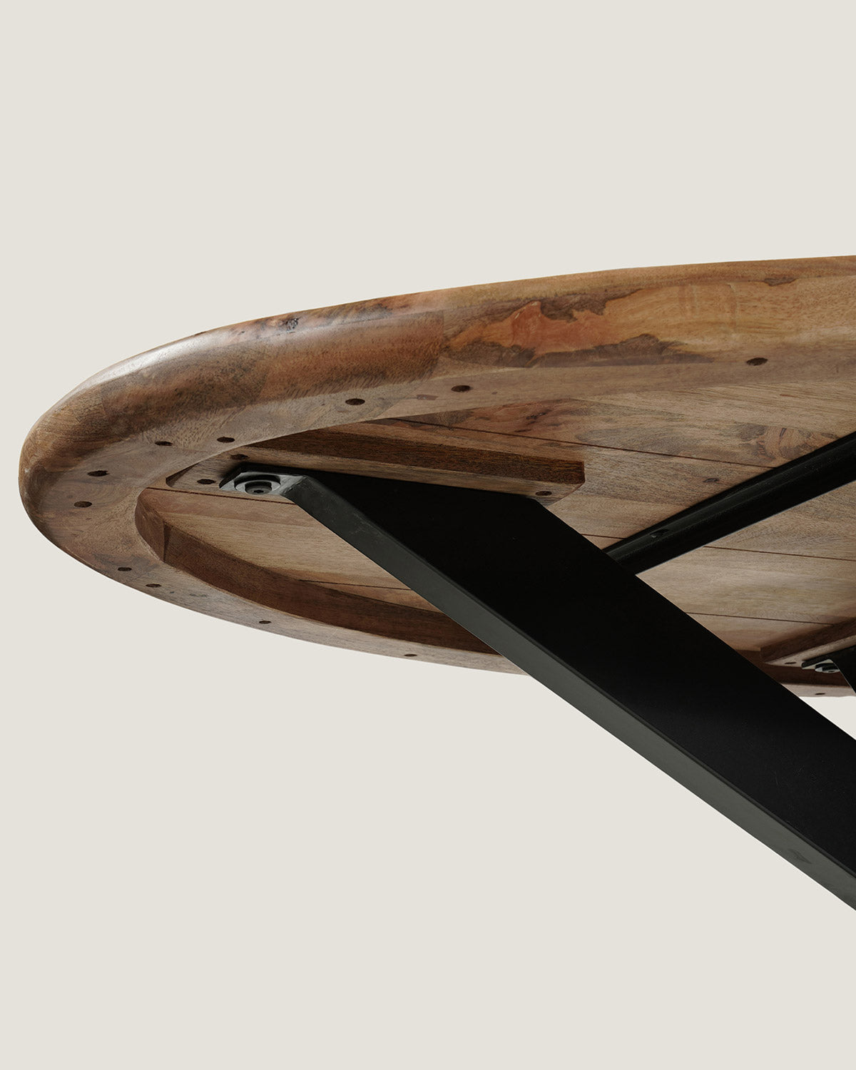 Eettafel Noah Brown with Matrix Legs - Oval | 160 cm