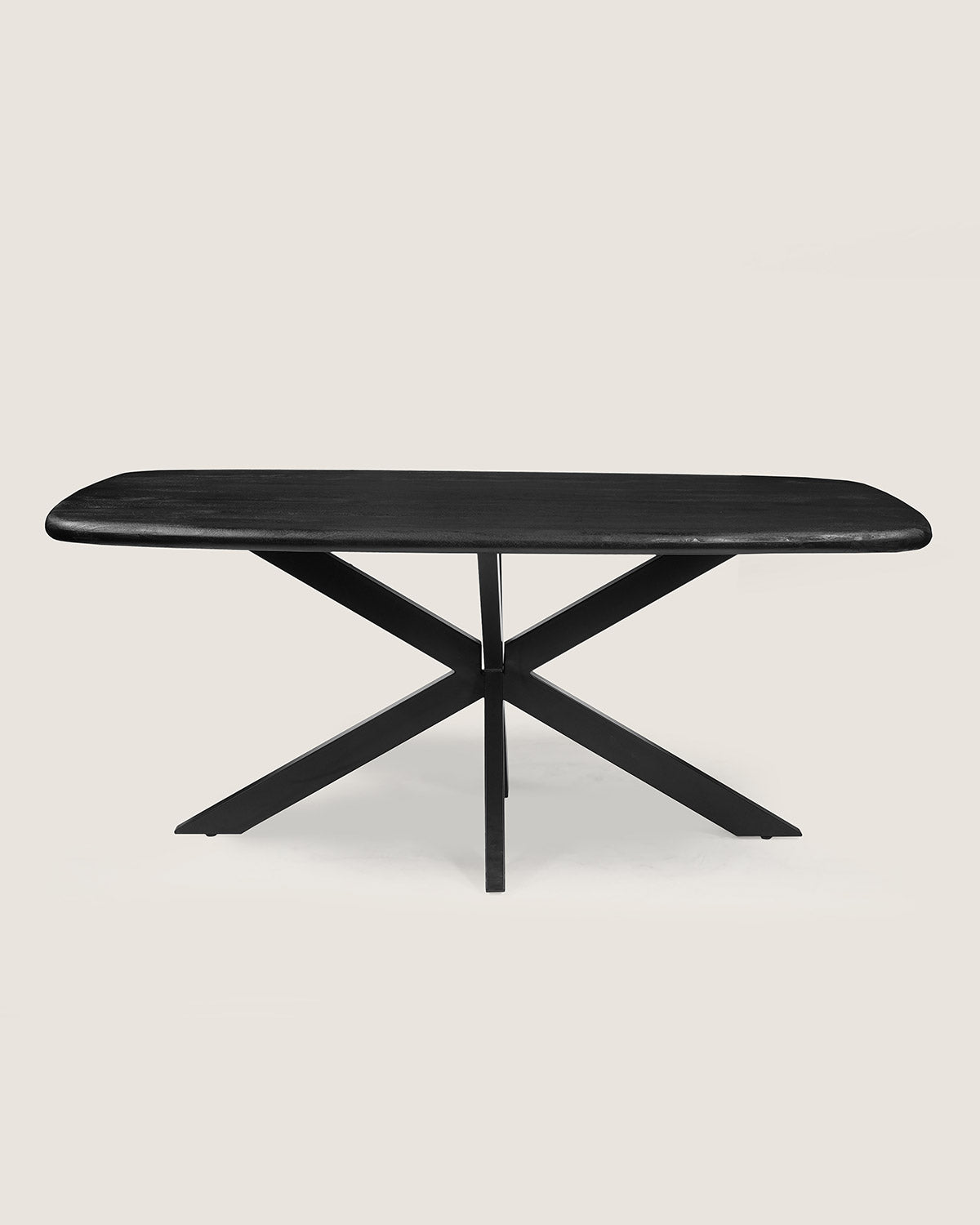 Eettafel Kai Black with Matrix Legs - Danish Oval | 160 cm