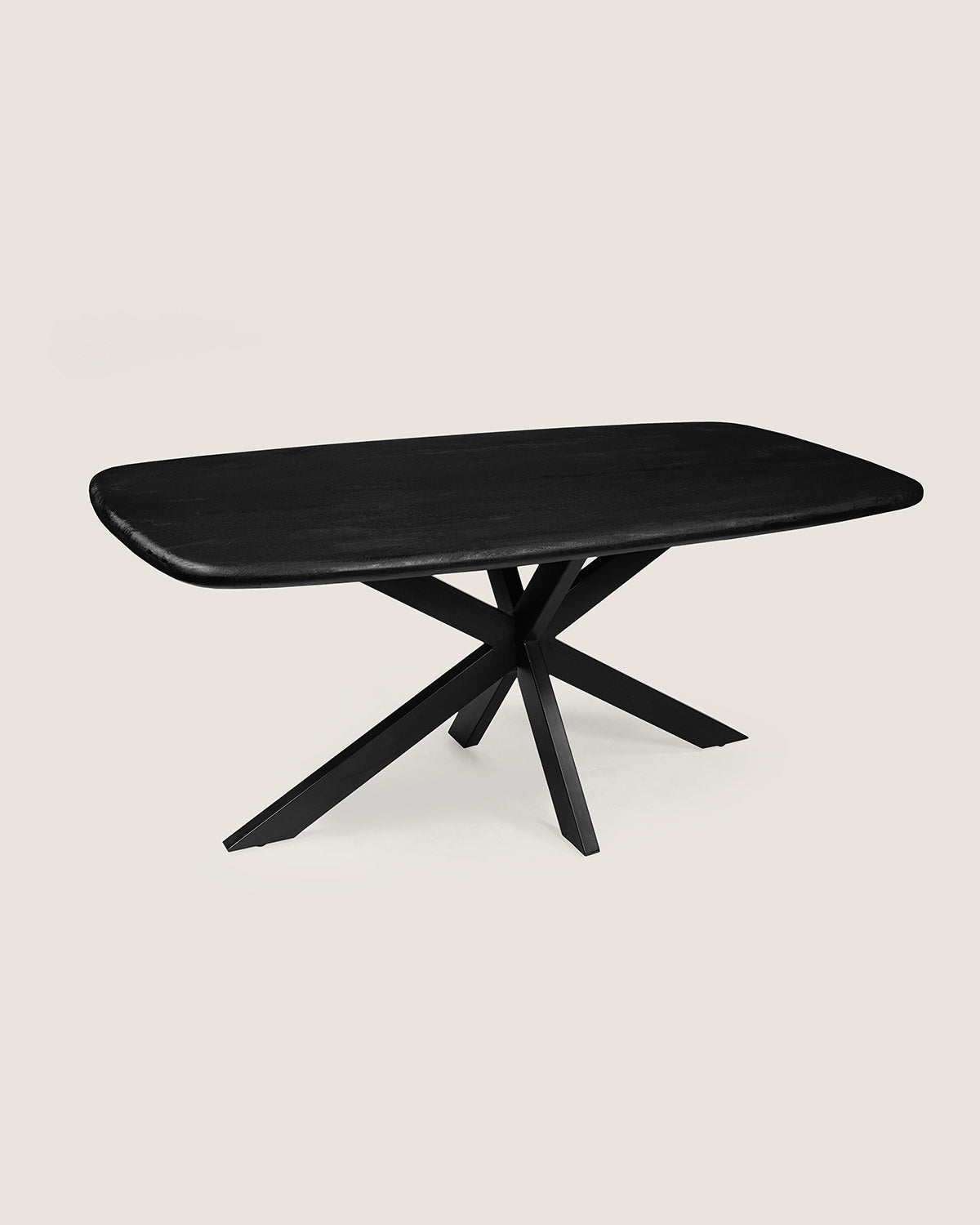 Eettafel Kai Black with Matrix Legs - Danish Oval | 160 cm