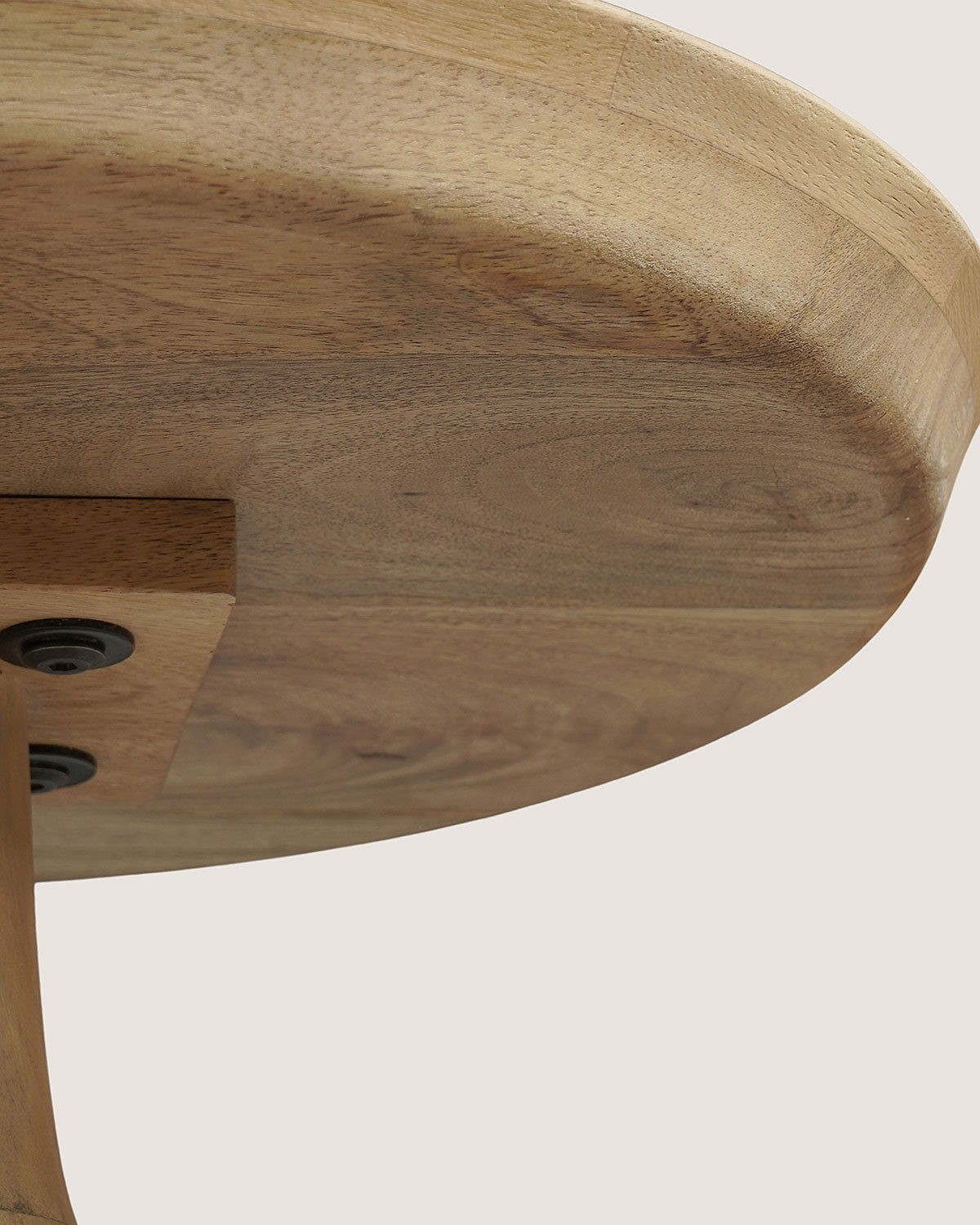 Pennie Mango Wood Side Table Natural – Round | 45 cm
