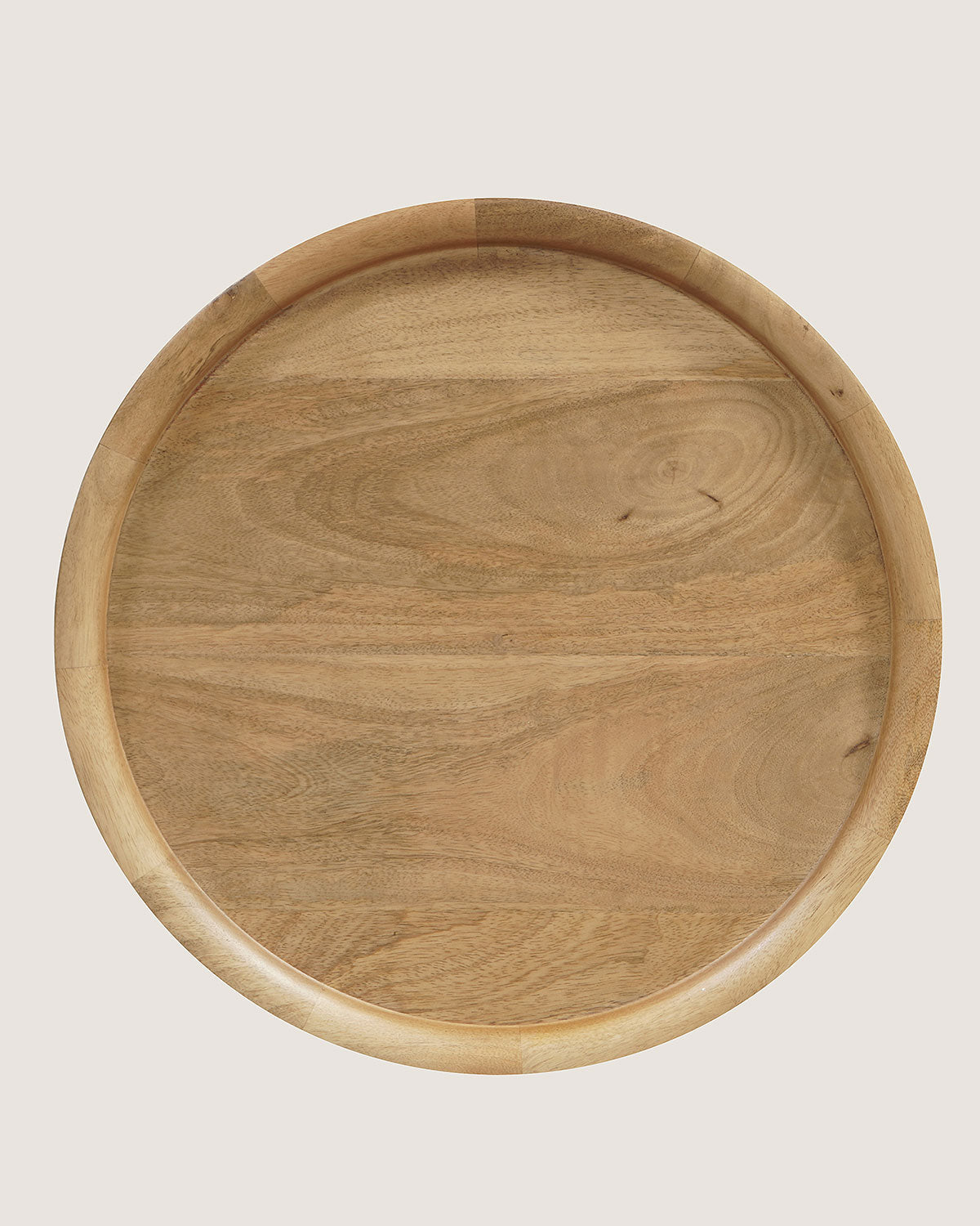 Pennie Mango Wood Side Table Natural – Round | 45 cm