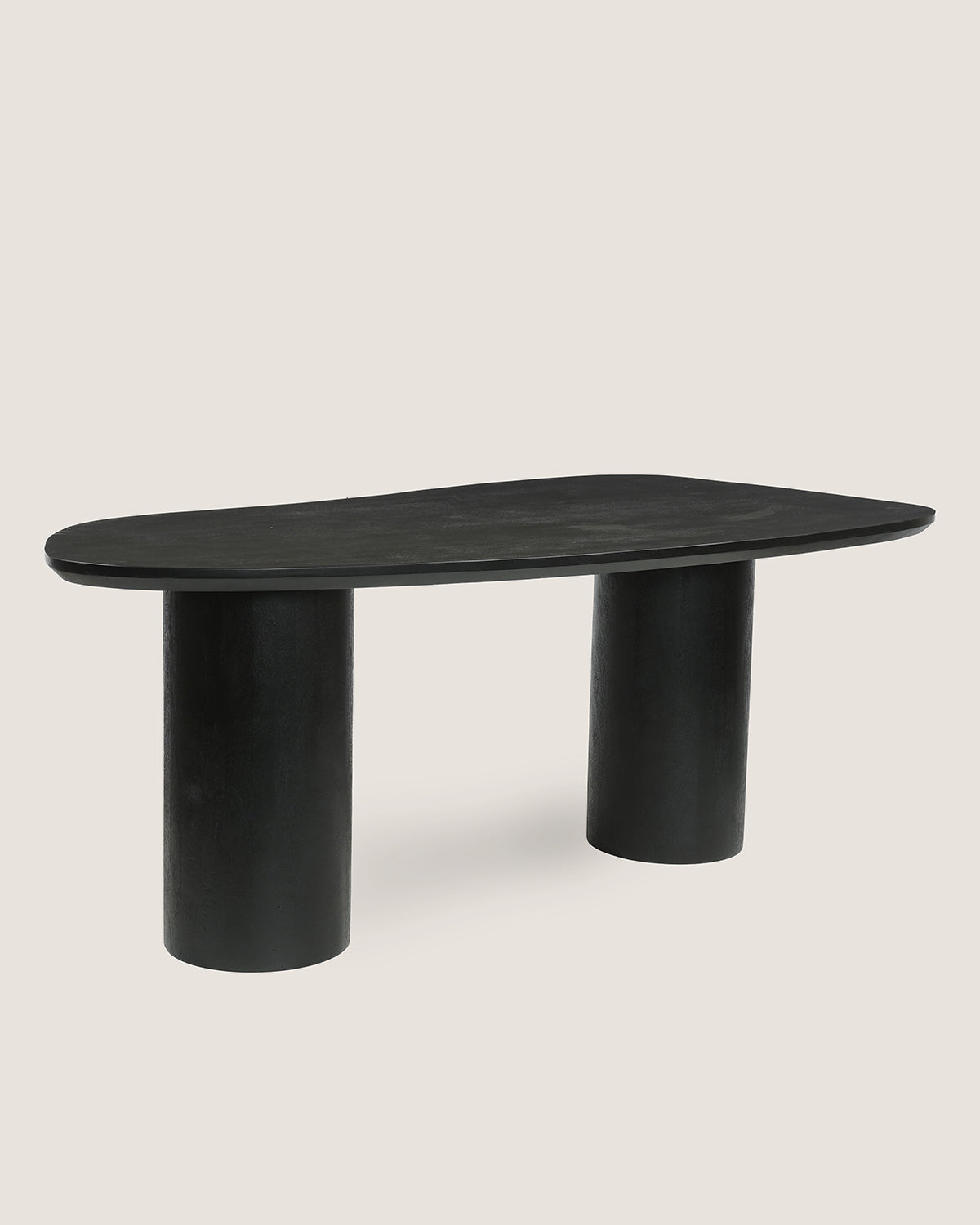 Eettafel Aurora Black with column Legs - organic | 240 cm