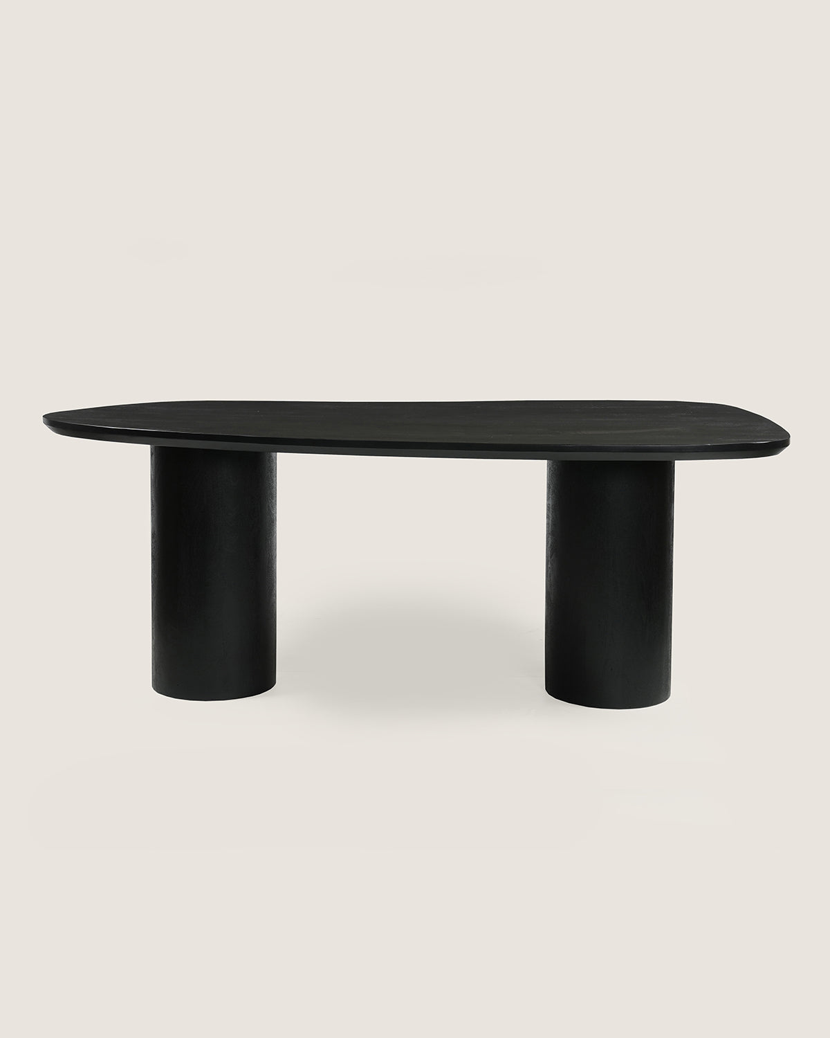 Eettafel Aurora Black with column Legs - organic | 240 cm