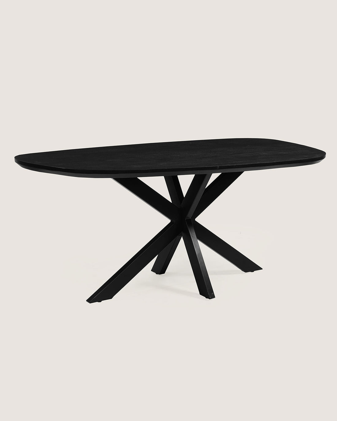 Eettafel Theo Black with Matrix Leg - Organic | 180 cm
