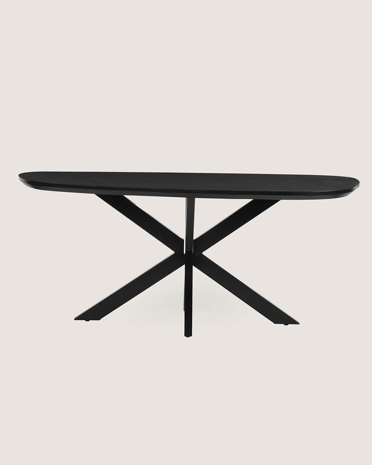Eettafel Aurora Black with Matrix Legs - Organic | 240 cm