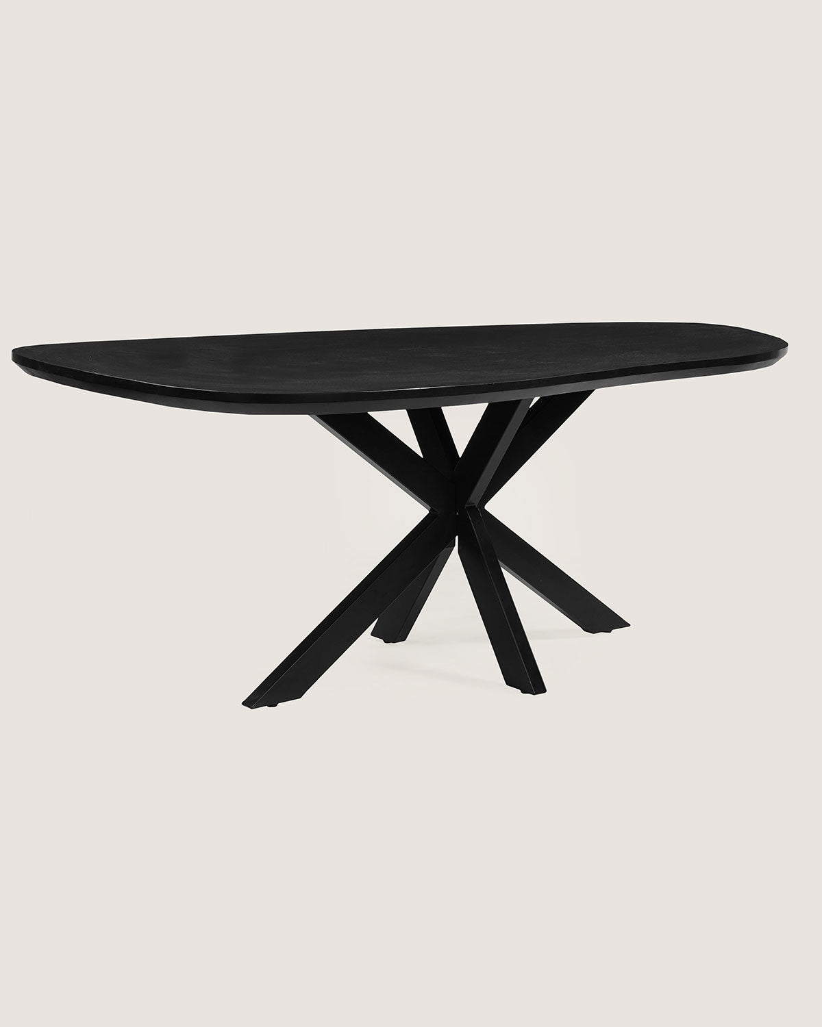 Eettafel Aurora Black with Matrix Legs - Organic | 240 cm