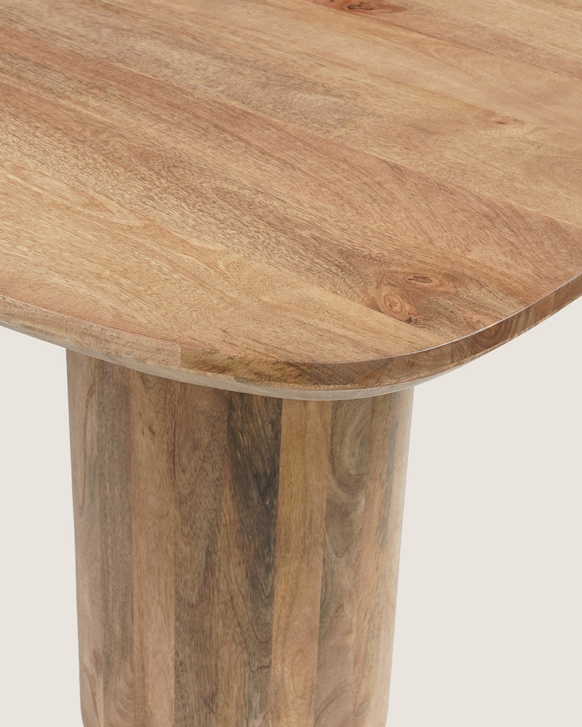 Eettafel Aurora  Brown with Column Legs - Organic | 240 cm