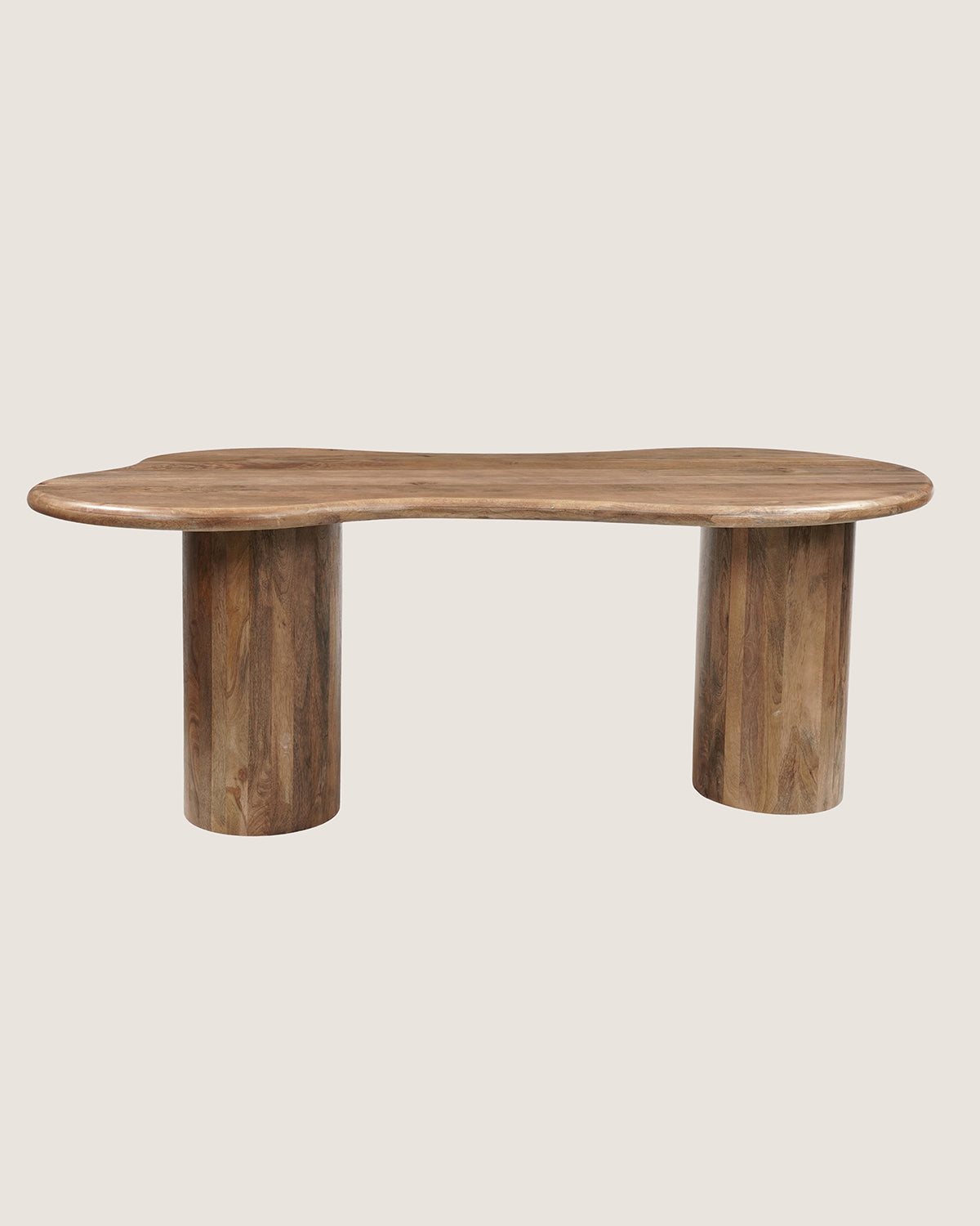 Eettafel Leo Brown with Column Leg - Organic | 200 cm