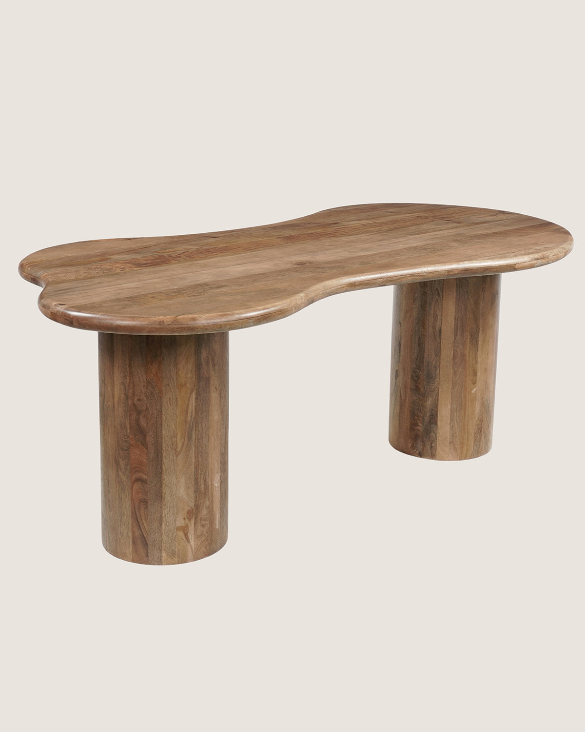 Eettafel Leo Brown with Column Leg - Organic | 200 cm