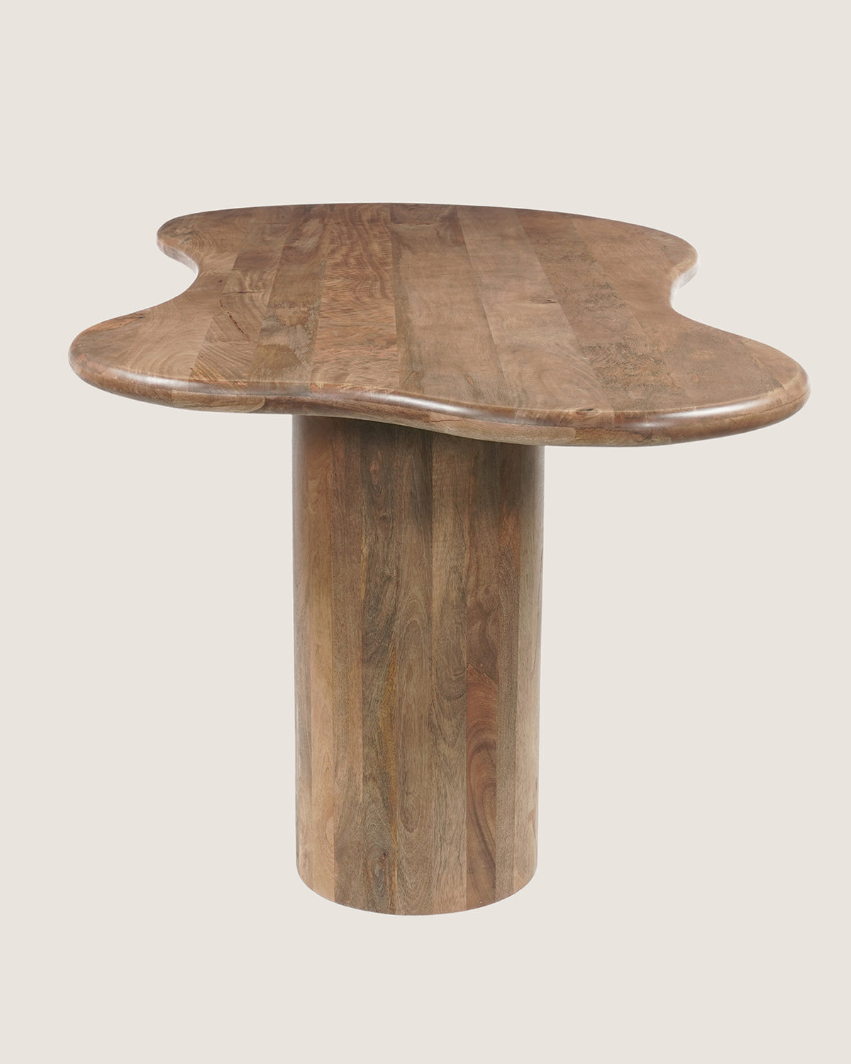 Eettafel Leo Brown with Column Leg - Organic | 200 cm