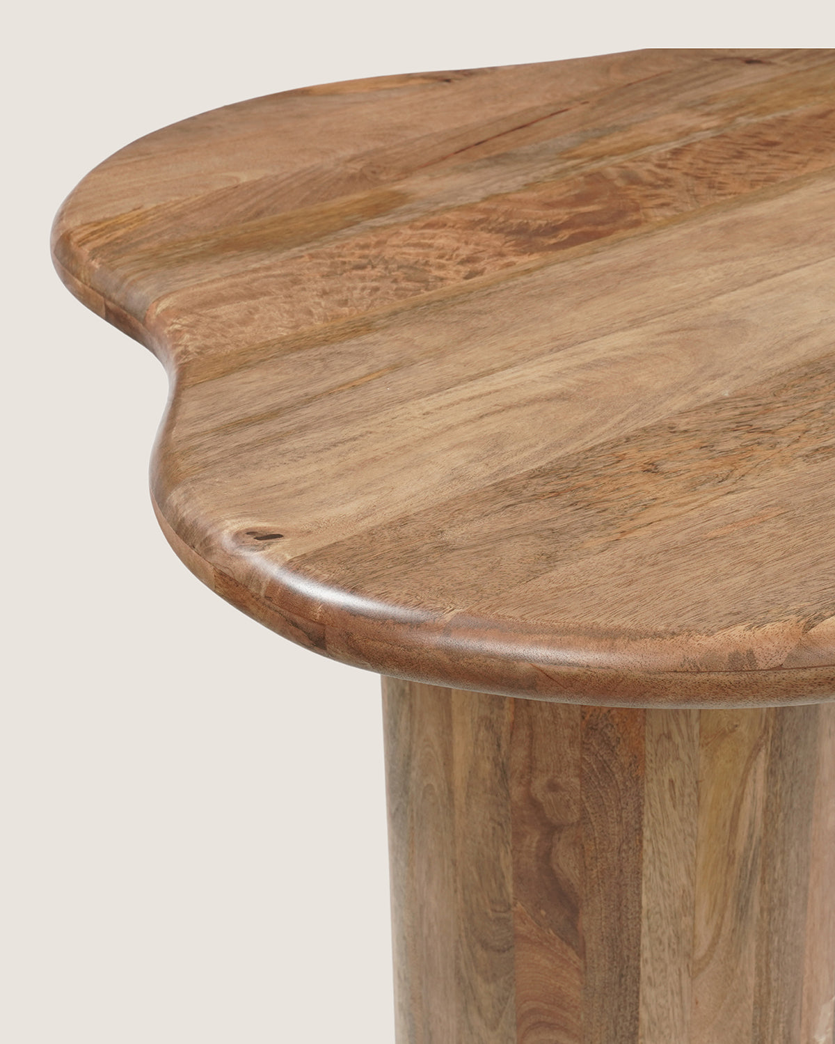 Eettafel Leo Brown with Column Leg - Organic | 200 cm