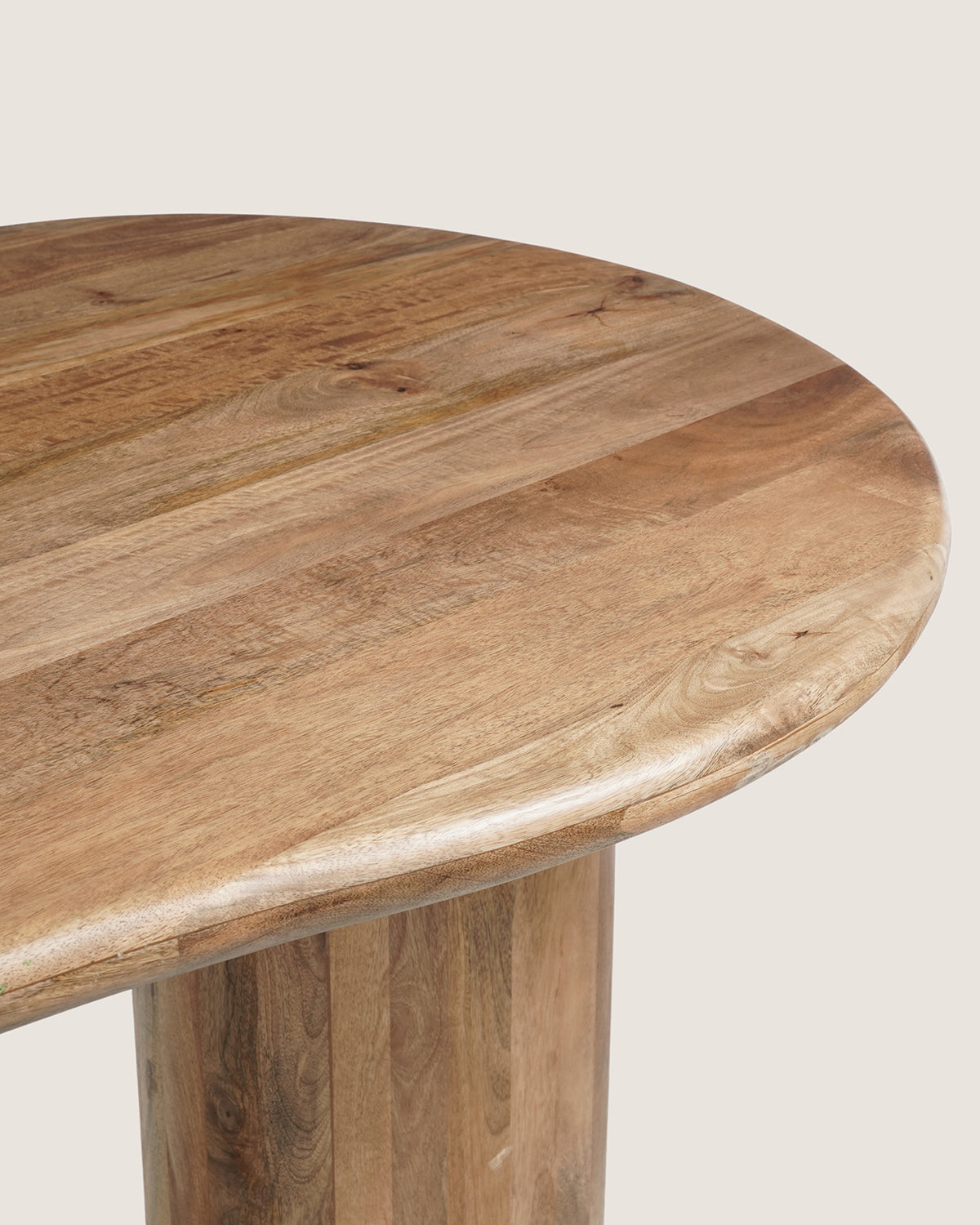 Eettafel Leo Brown with Column Leg - Organic | 200 cm