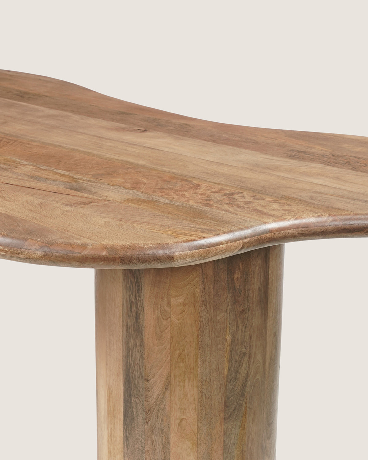 Eettafel Leo Brown with Column Leg - Organic | 200 cm