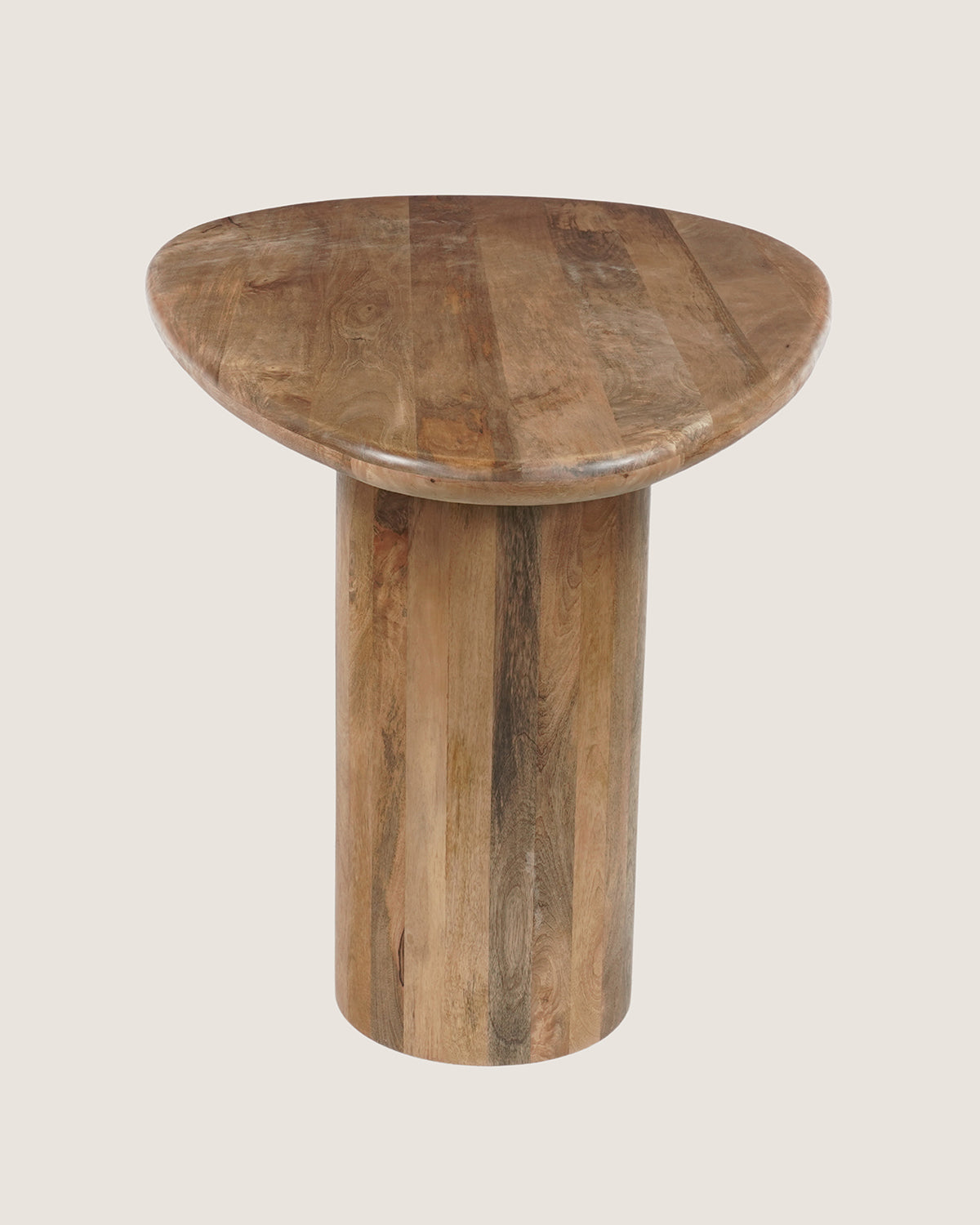 Eettafel Lily Brown with Column Leg - Organic | 160 cm