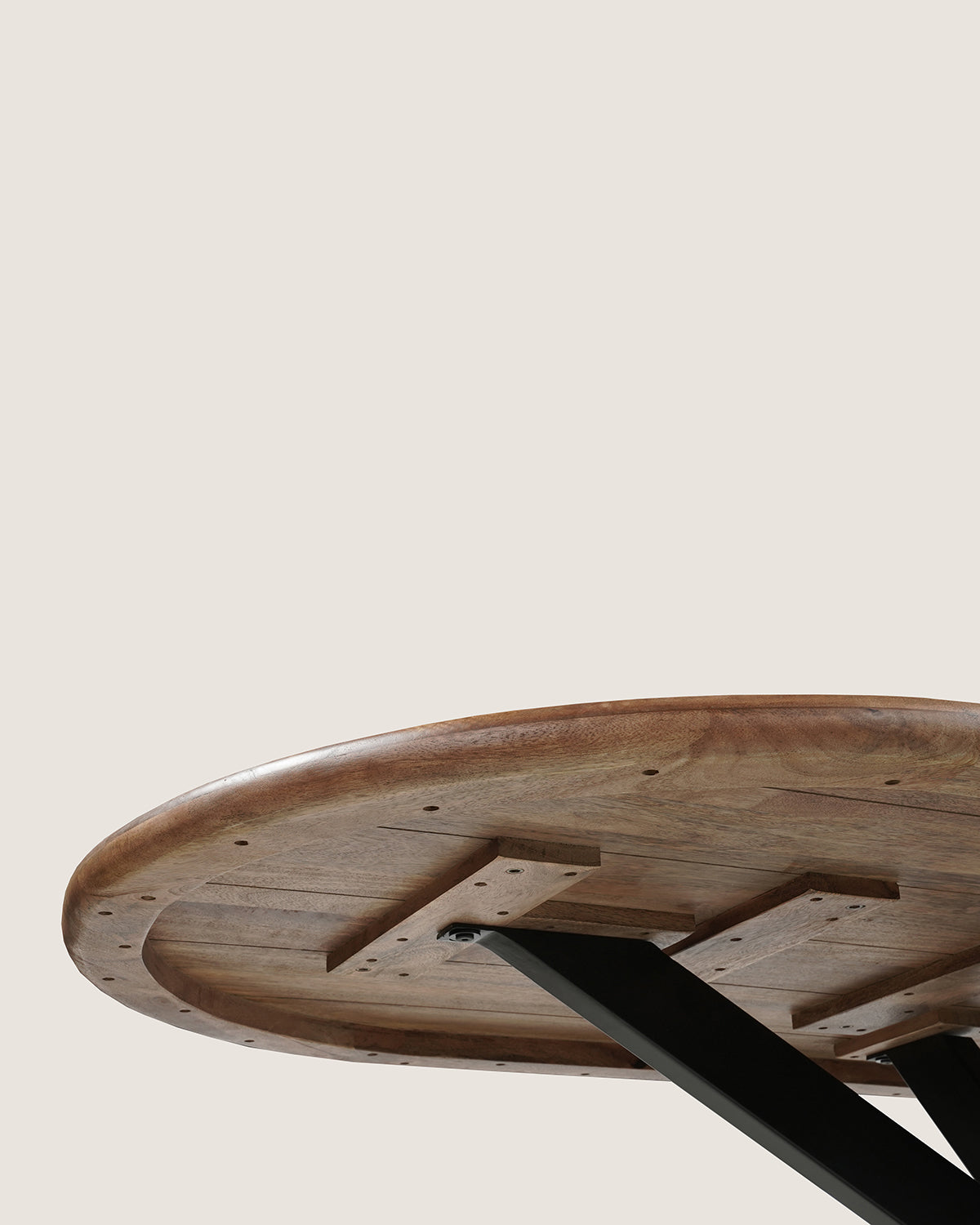 Eettafel Leah Brown with Matrix Leg - Oval, 200cm