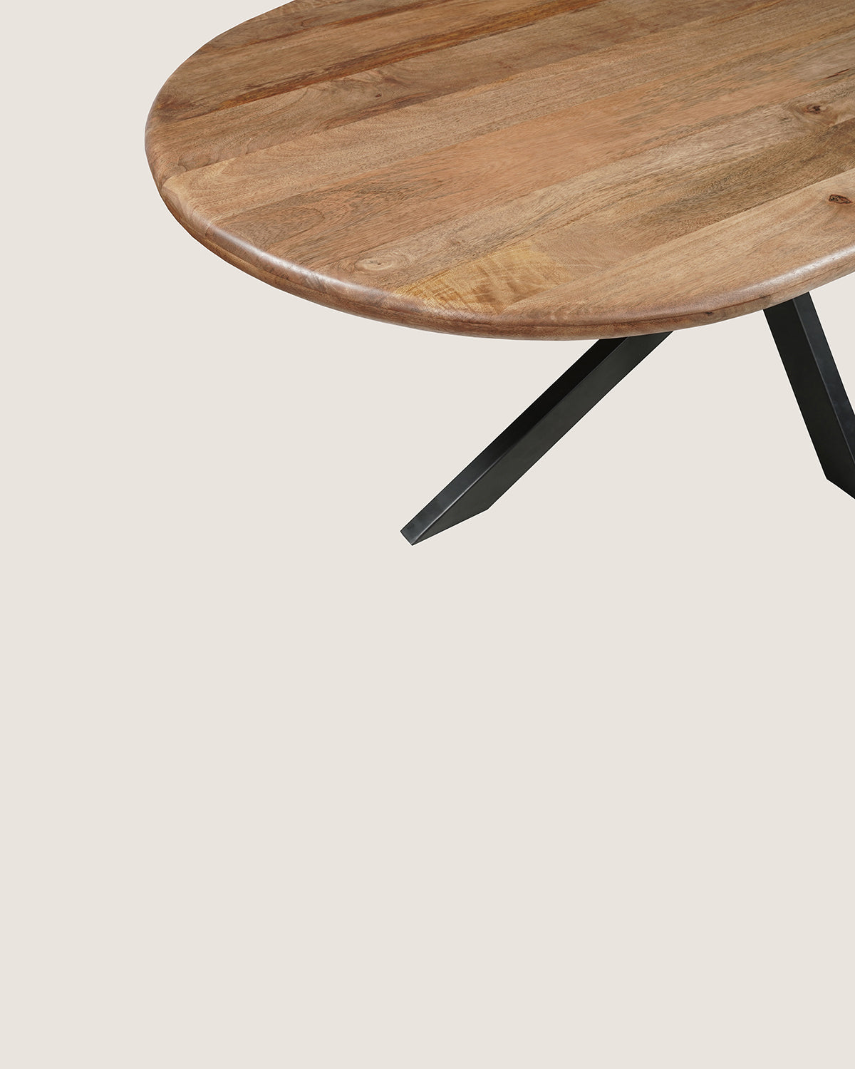Eettafel Leah Brown with Matrix Leg - Oval, 200cm
