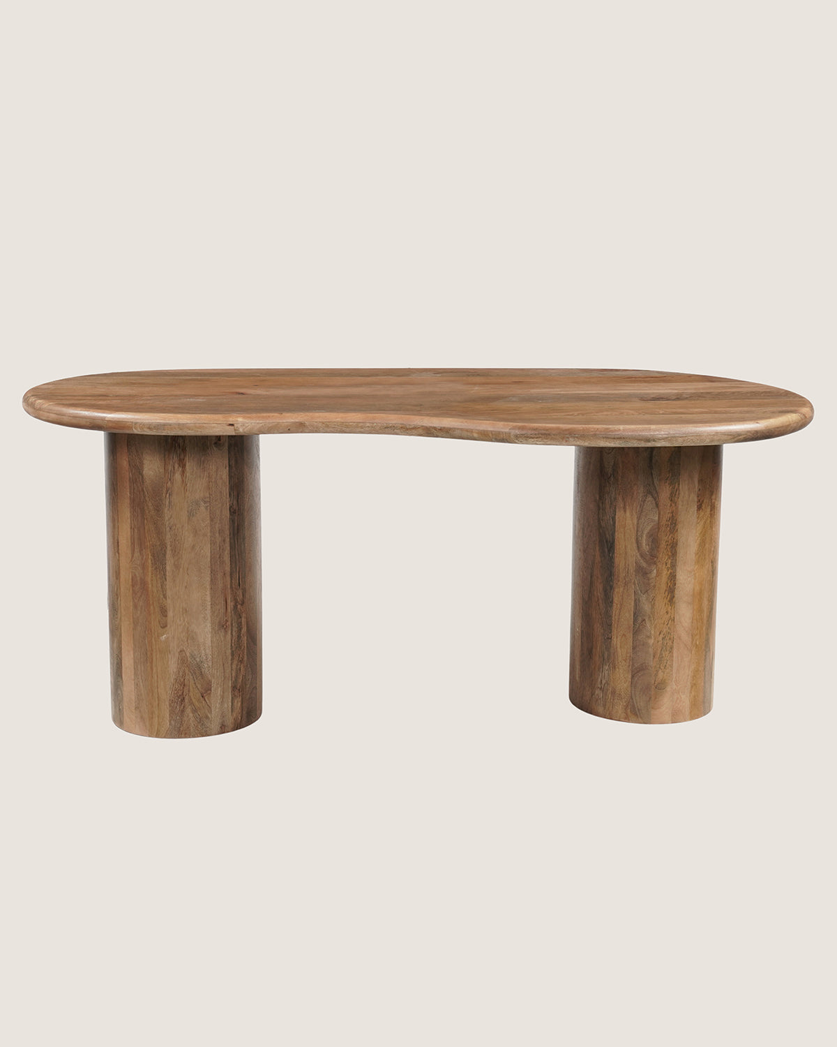 Eettafel Simon Brown with Column Leg - Organic | 180 cm